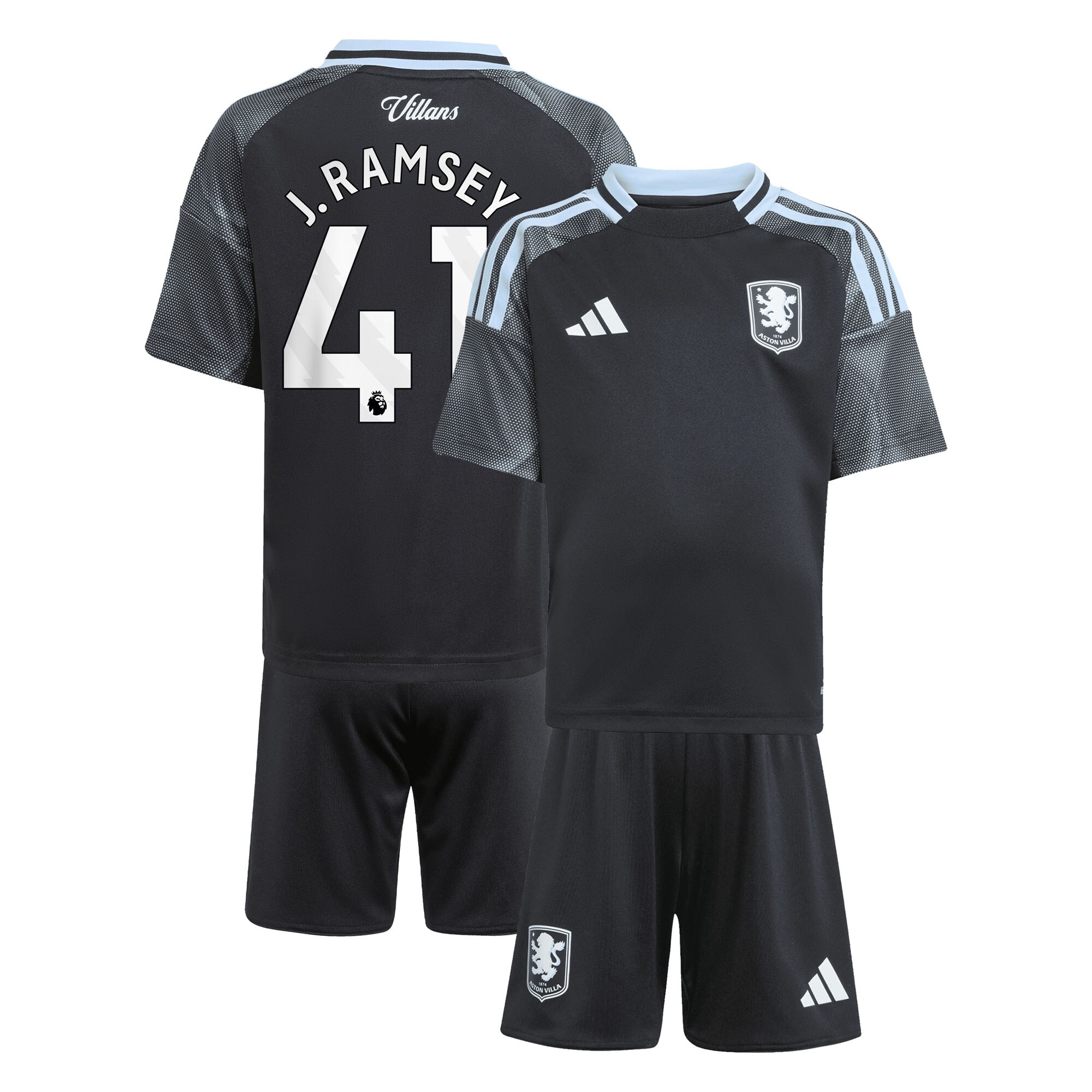 aston villa adidas away mini kit 2025-26 with j. ramsey 41 printing Collection | AVFC Fan Shop Official Jerseys and Shirts