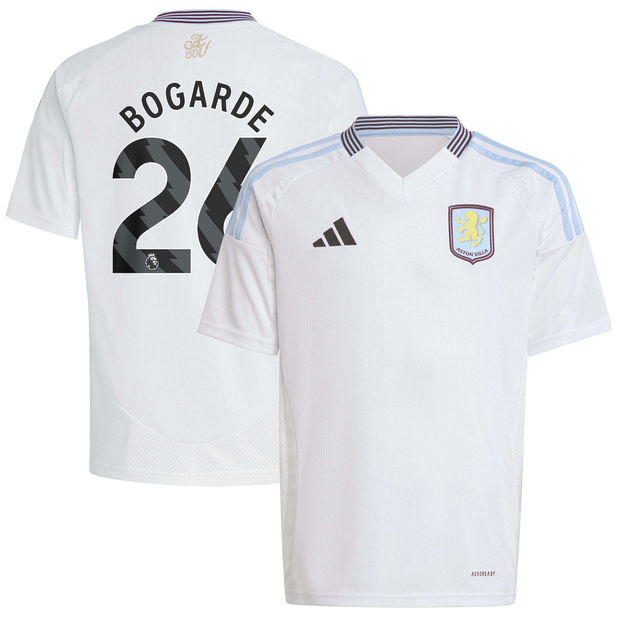 aston villa adidas away shirt 2024-25 – kids with bogarde 26 printing Collection | AVFC Fan Shop Official Jerseys and Shirts