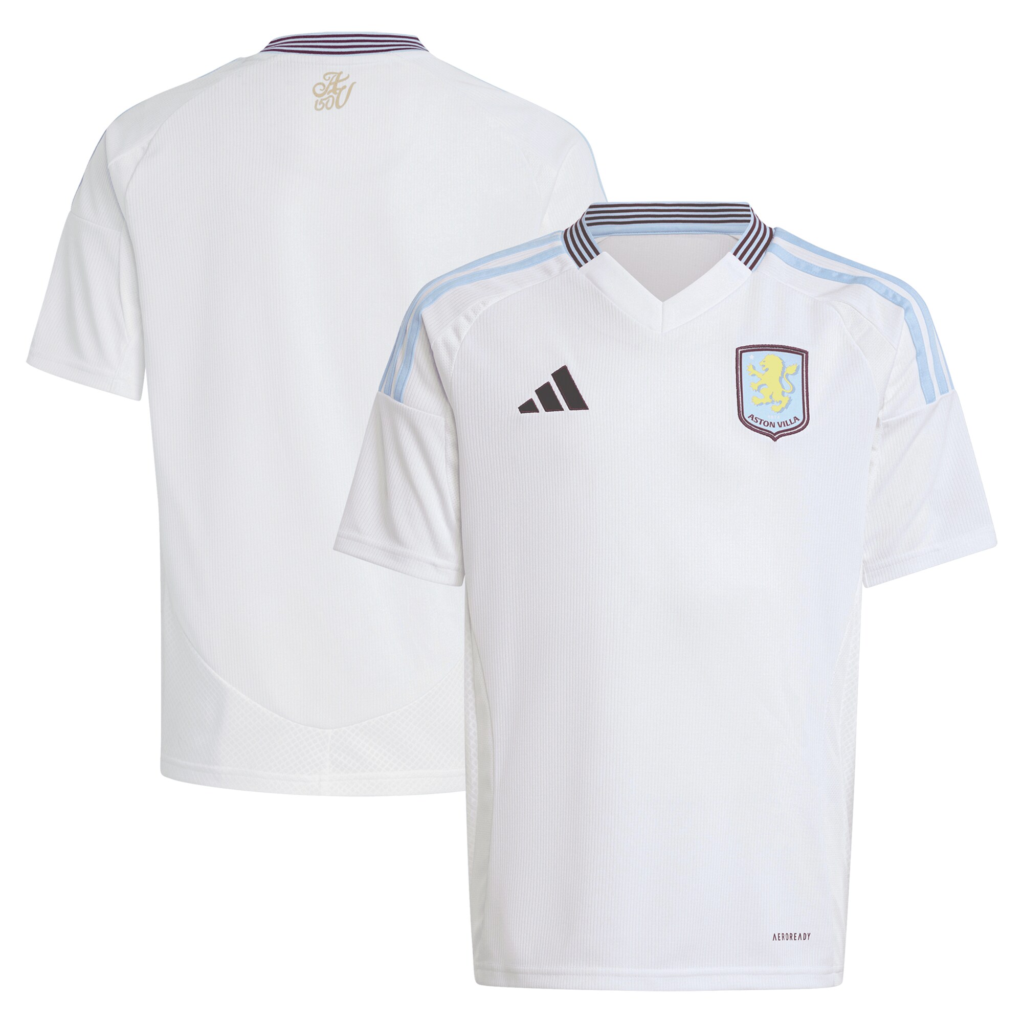 aston villa adidas away shirt 2024-25 – kids with custom printing Collection | AVFC Fan Shop Official Jerseys and Shirts