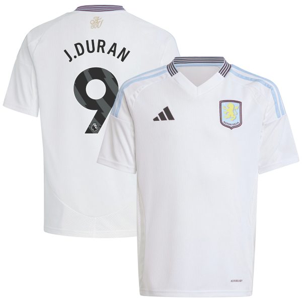 aston villa adidas away shirt 2024-25 – kids with j.duran 9 printing Collection | AVFC Fan Shop Official Jerseys and Shirts