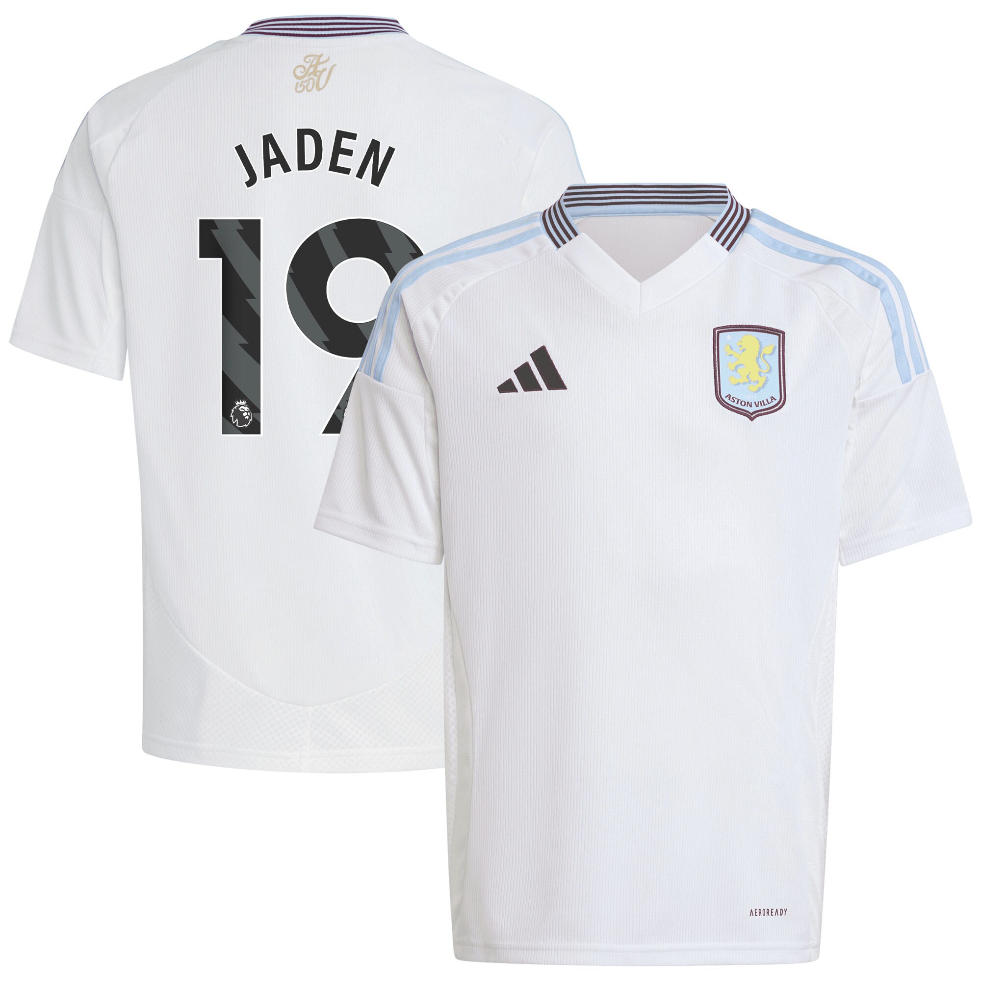 aston villa adidas away shirt 2024-25 – kids with jaden 19 printing Collection | AVFC Fan Shop Official Jerseys and Shirts