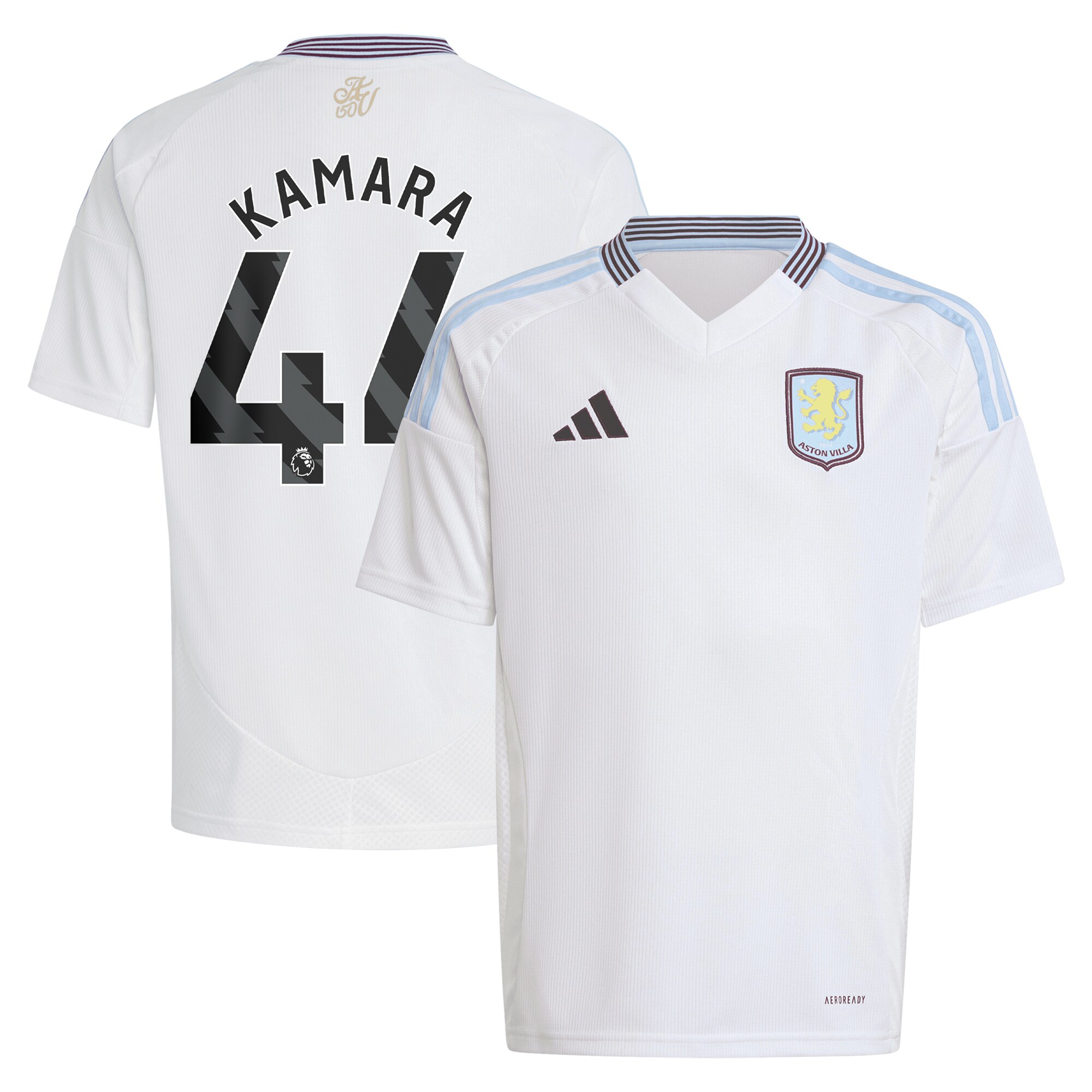 aston villa adidas away shirt 2024-25 – kids with kamara 44 printing Collection | AVFC Fan Shop Official Jerseys and Shirts