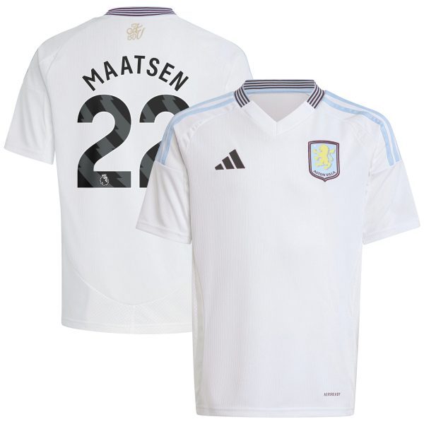 aston villa adidas away shirt 2024-25 – kids with maatsen 22 printing Collection | AVFC Fan Shop Official Jerseys and Shirts