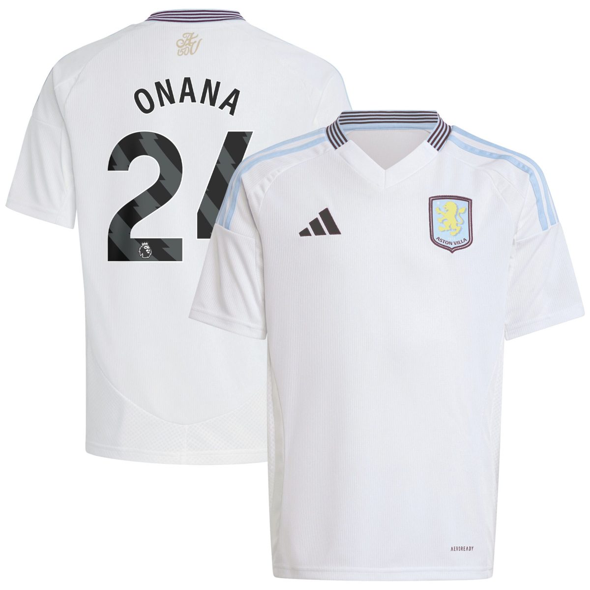 aston villa adidas away shirt 2024-25 – kids with onana 24 printing Collection | AVFC Fan Shop Official Jerseys and Shirts