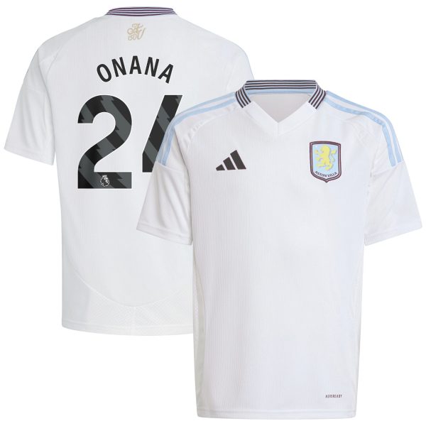 aston villa adidas away shirt 2024-25 – kids with onana 24 printing Collection | AVFC Fan Shop Official Jerseys and Shirts