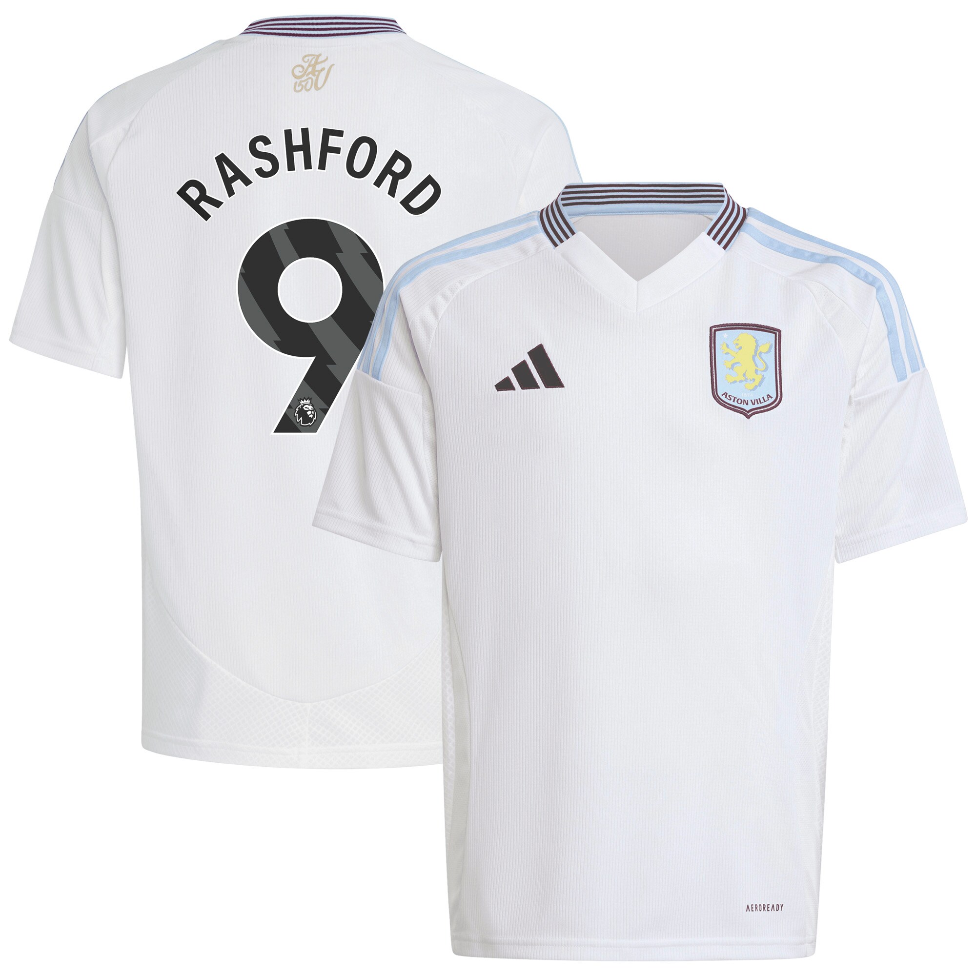 aston villa adidas away shirt 2024-25 – kids with rashford 9 printing Collection | AVFC Fan Shop Official Jerseys and Shirts