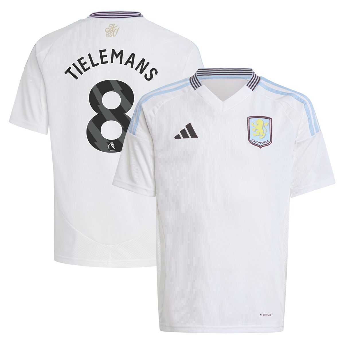 aston villa adidas away shirt 2024-25 – kids with tielemans 8 printing Collection | AVFC Fan Shop Official Jerseys and Shirts