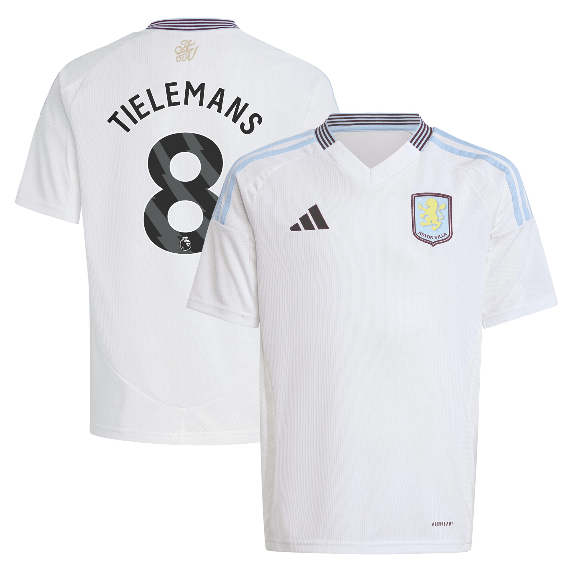 aston villa adidas away shirt 2024-25 – kids with tielemans 8 printing Collection | AVFC Fan Shop Official Jerseys and Shirts