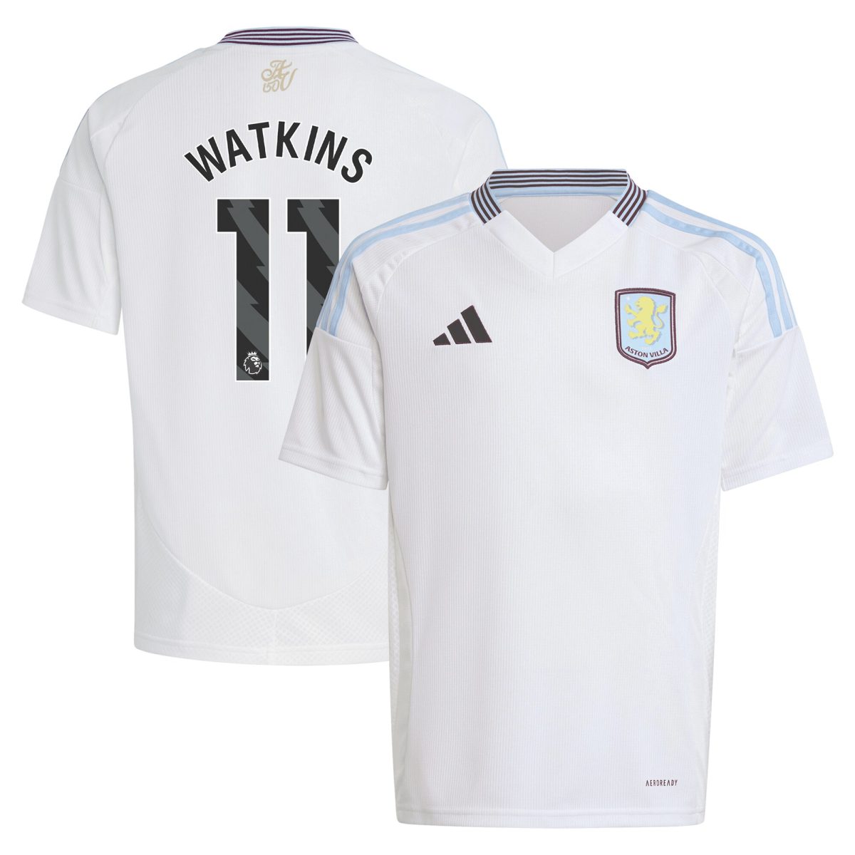 aston villa adidas away shirt 2024-25 – kids with watkins 11 printing Collection | AVFC Fan Shop Official Jerseys and Shirts