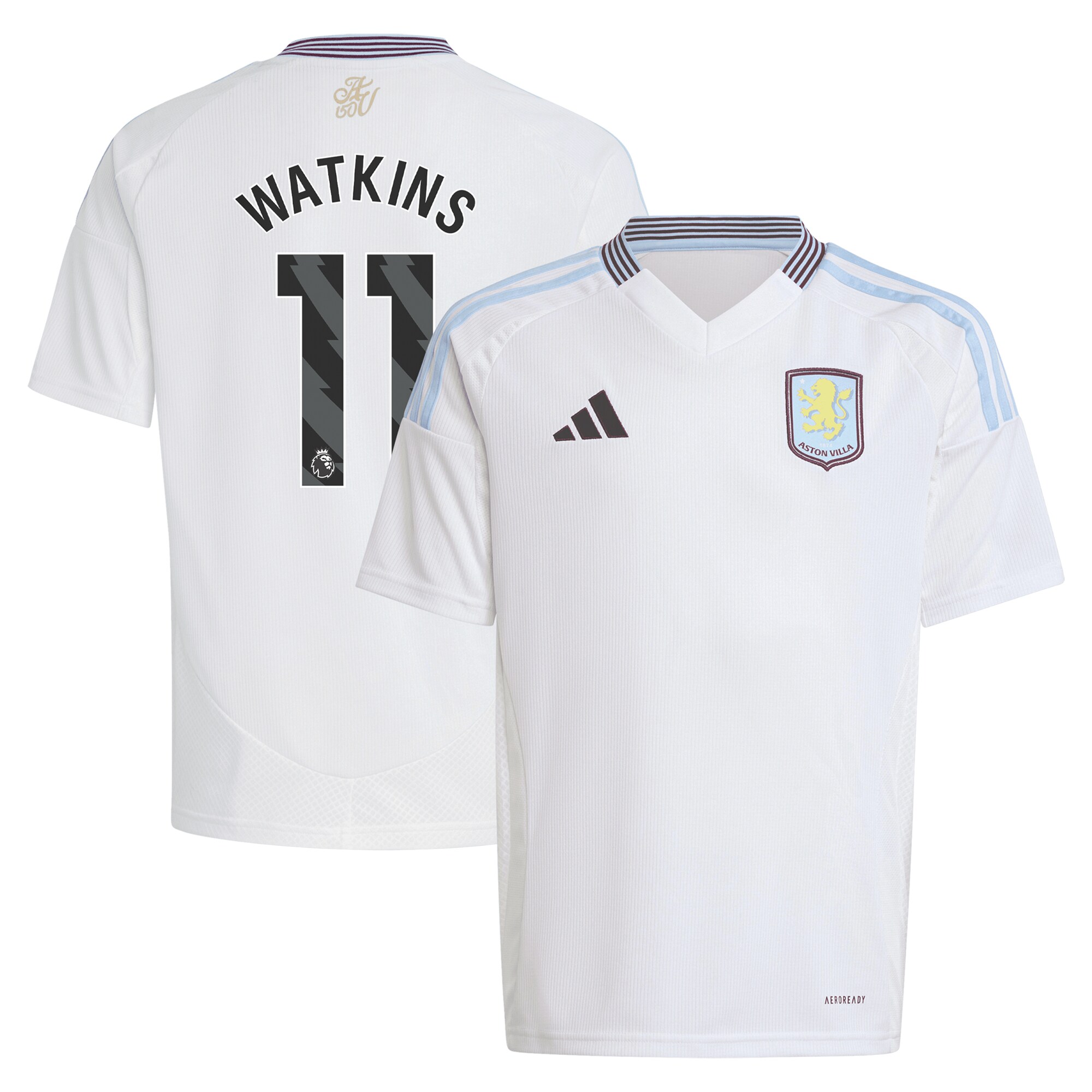 aston villa adidas away shirt 2024-25 – kids with watkins 11 printing Collection | AVFC Fan Shop Official Jerseys and Shirts