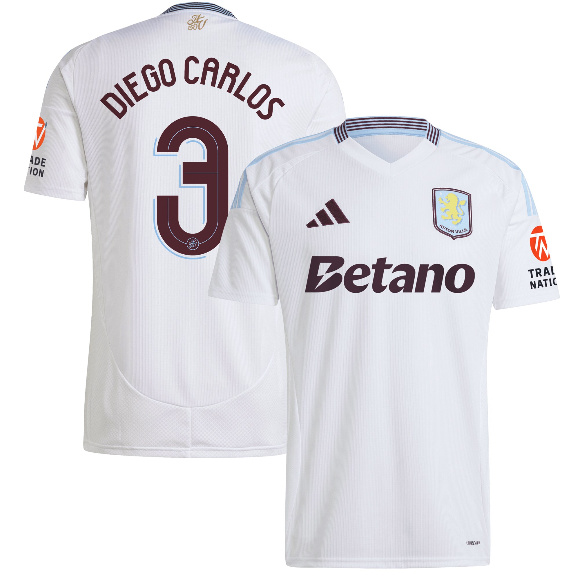 aston villa adidas away shirt 2024-25 with diego carlos 3 cup printing Collection | AVFC Fan Shop Official Jerseys and Shirts
