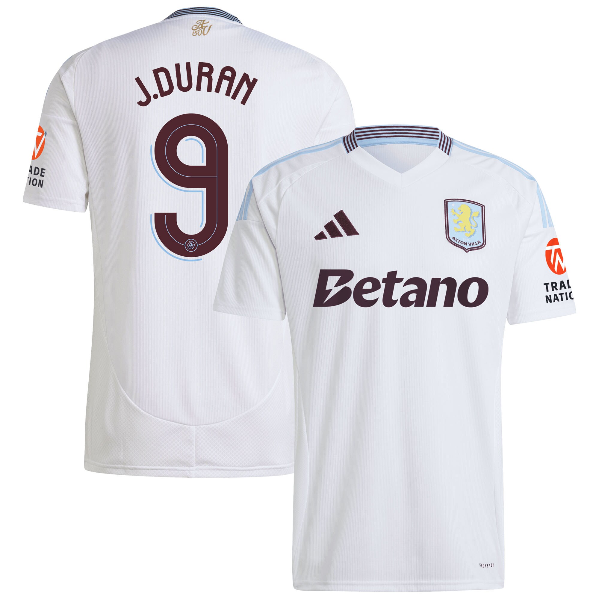 aston villa adidas away shirt 2024-25 with duran 9 cup printing Collection | AVFC Fan Shop Official Jerseys and Shirts