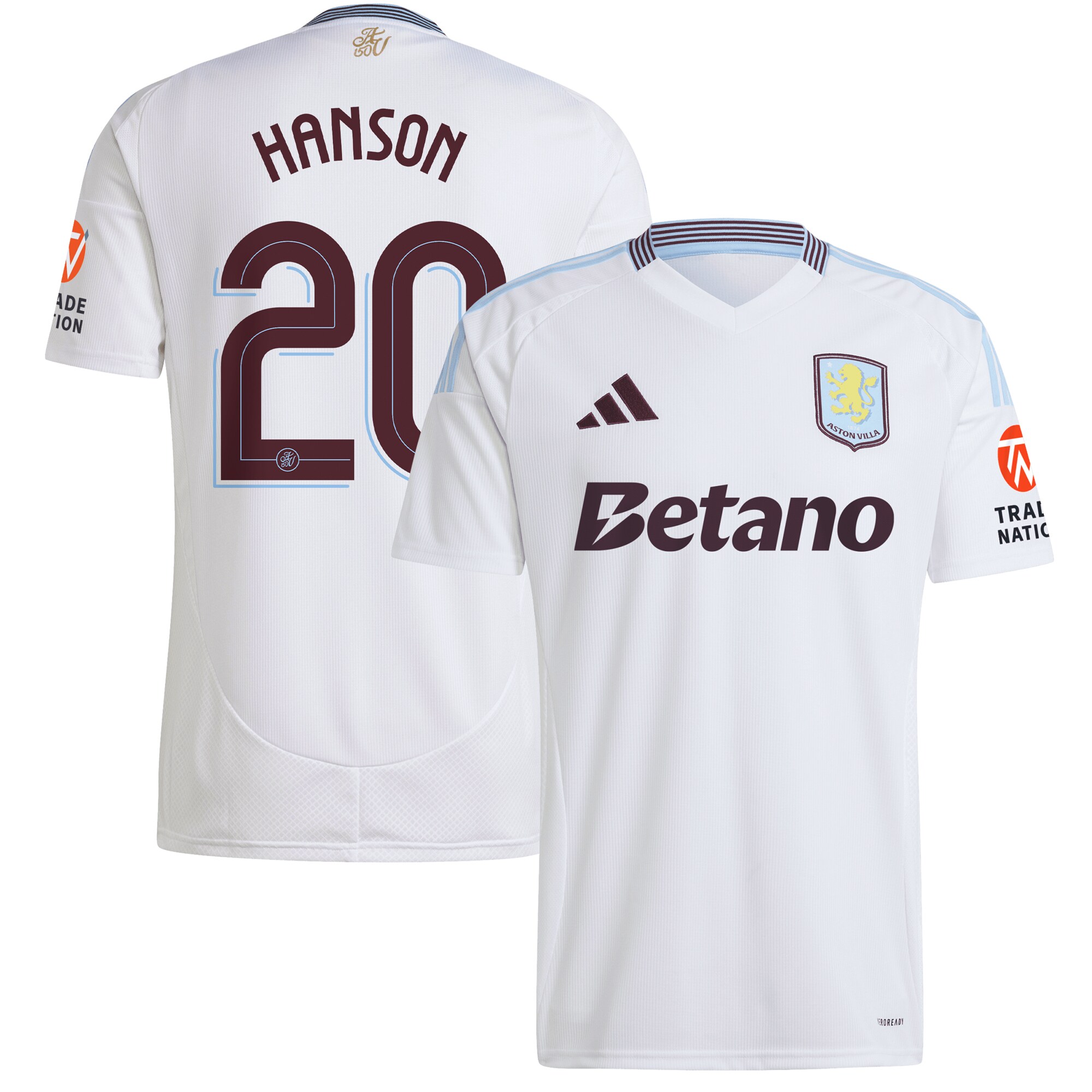 aston villa adidas away shirt 2024-25 with hanson 20 cup printing Collection | AVFC Fan Shop Official Jerseys and Shirts