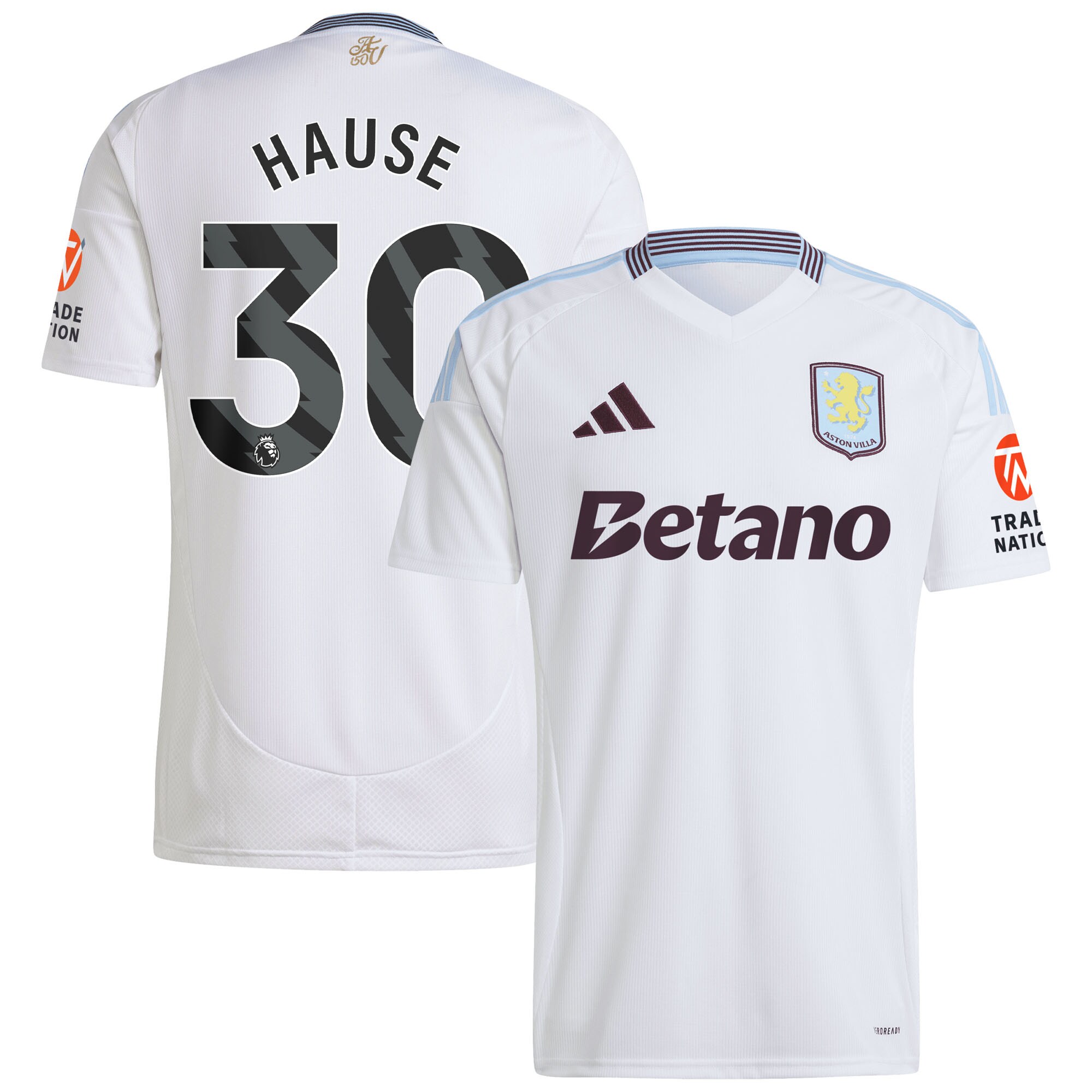 aston villa adidas away shirt 2024-25 with hause 30 printing Collection | AVFC Fan Shop Official Jerseys and Shirts