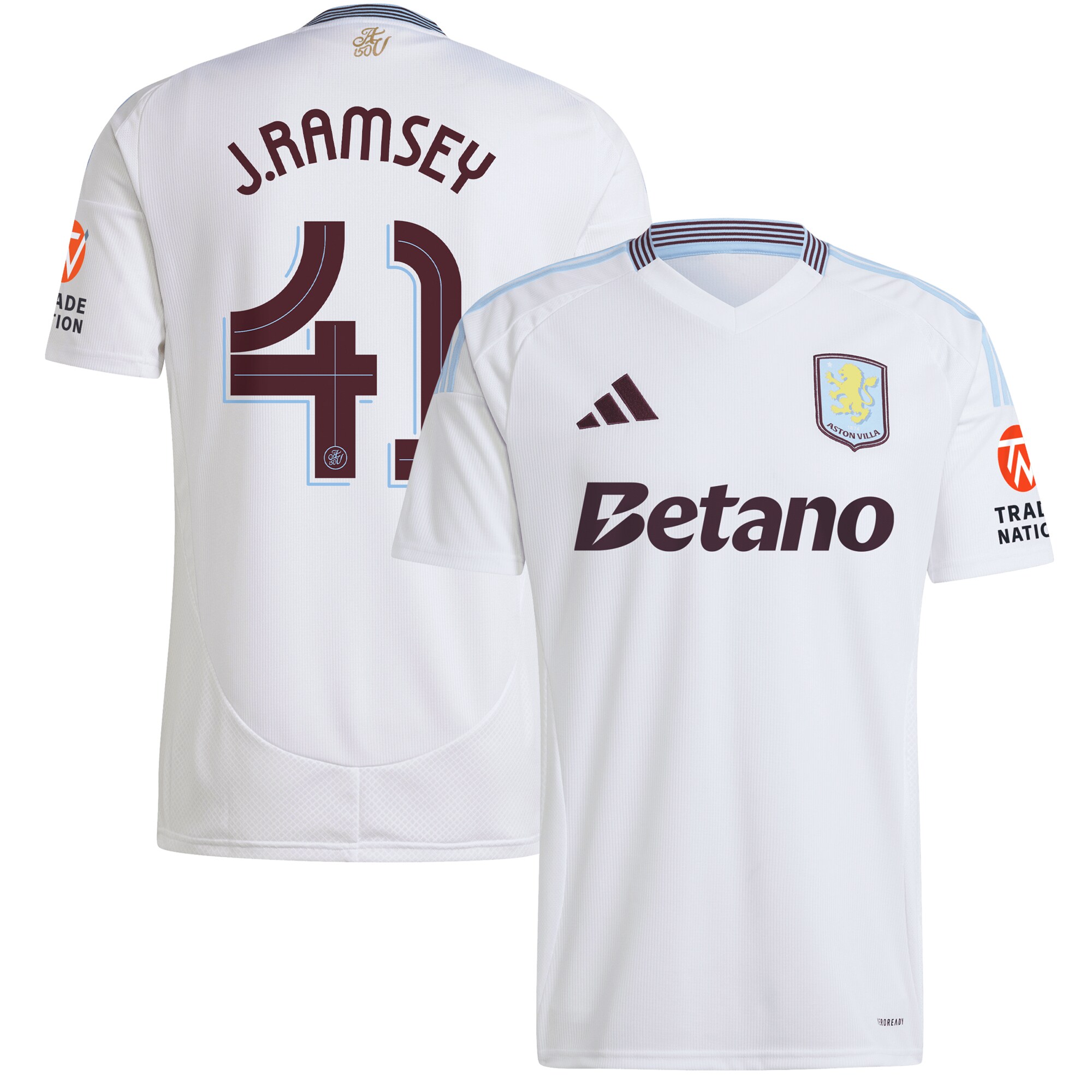 aston villa adidas away shirt 2024-25 with j. ramsey 41 cup printing Collection | AVFC Fan Shop Official Jerseys and Shirts