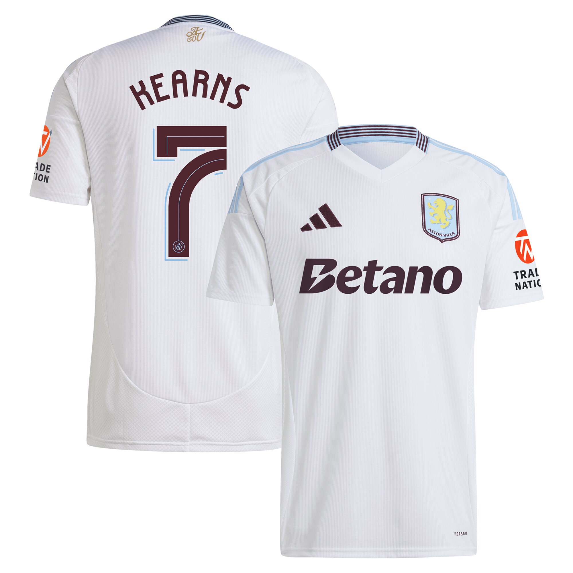 aston villa adidas away shirt 2024-25 with kearns 7 cup printing Collection | AVFC Fan Shop Official Jerseys and Shirts