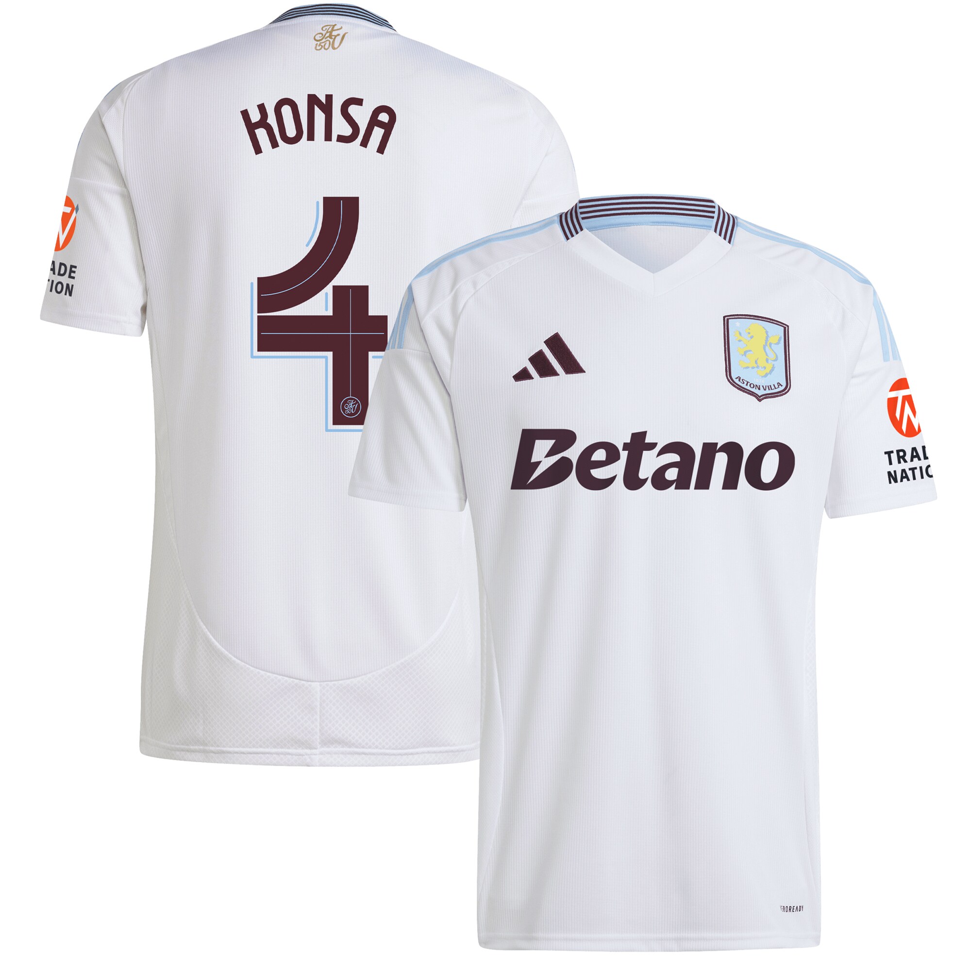 aston villa adidas away shirt 2024-25 with konsa 4 cup printing Collection | AVFC Fan Shop Official Jerseys and Shirts
