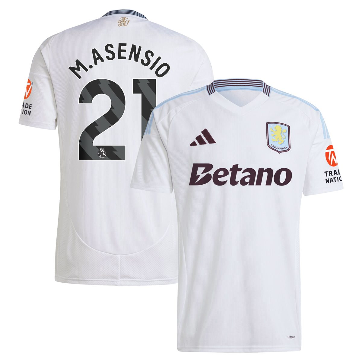aston villa adidas away shirt 2024-25 with m.asensio 21 printing Collection | AVFC Fan Shop Official Jerseys and Shirts