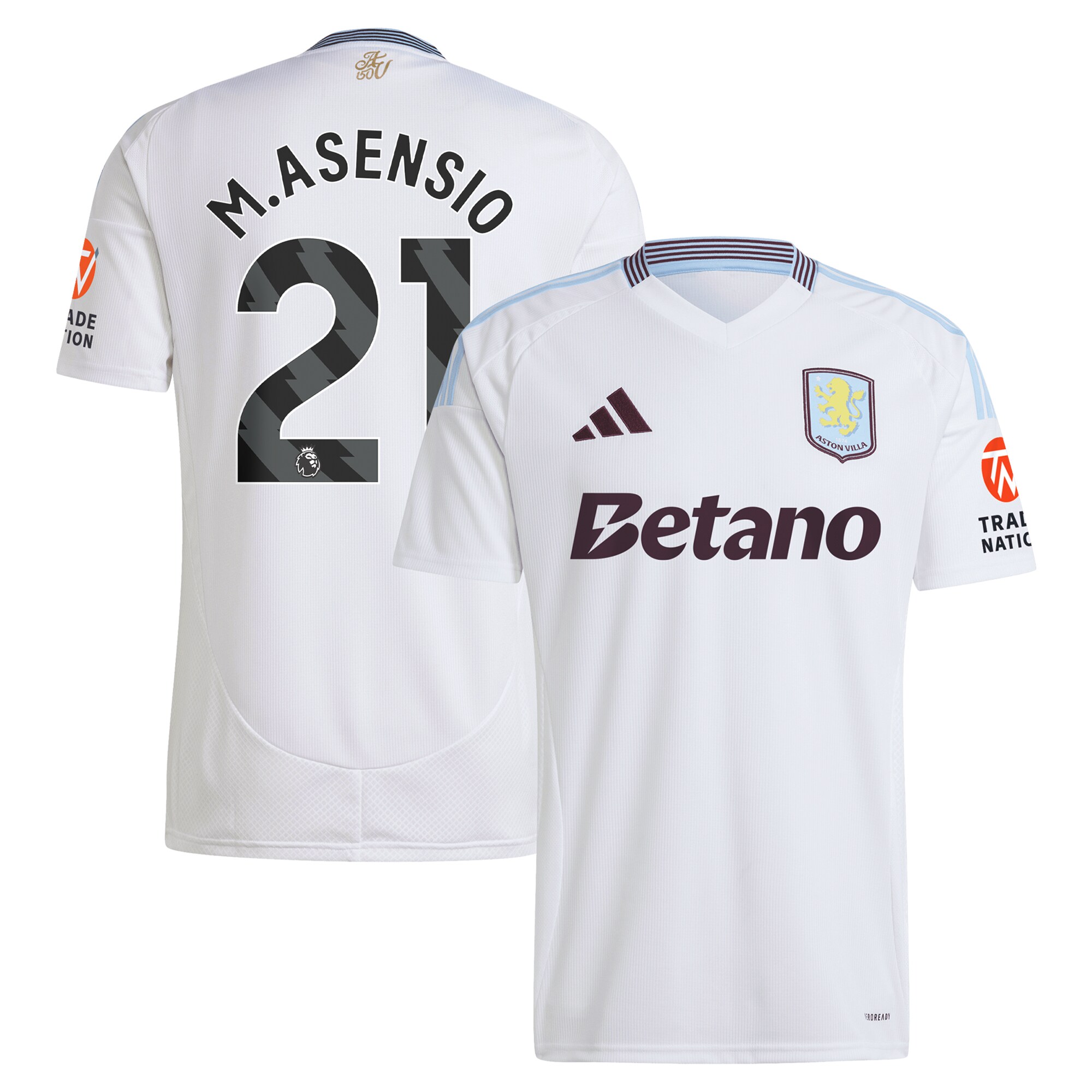 aston villa adidas away shirt 2024-25 with m.asensio 21 printing Collection | AVFC Fan Shop Official Jerseys and Shirts