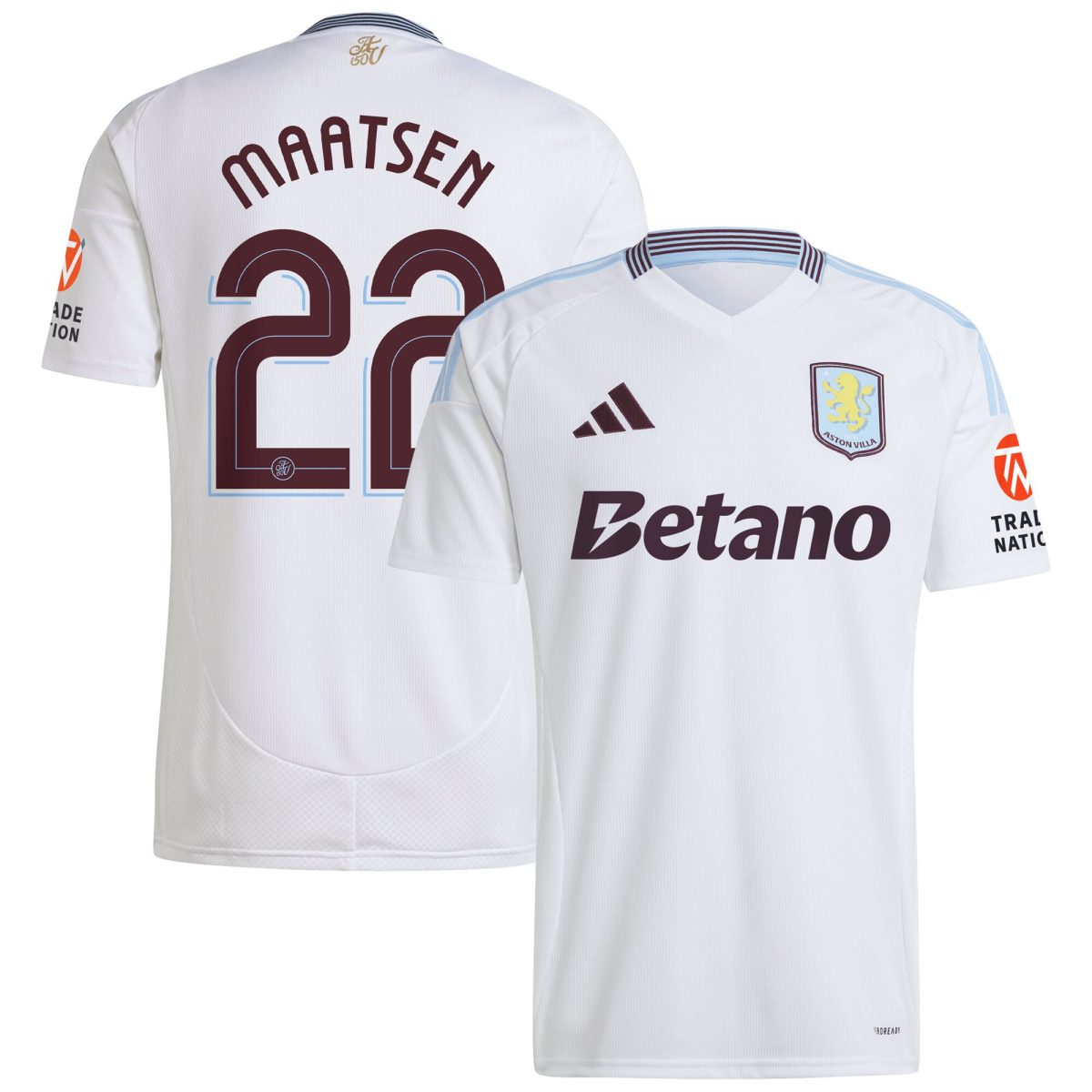 aston villa adidas away shirt 2024-25 with maatsen 22 cup printing Collection | AVFC Fan Shop Official Jerseys and Shirts