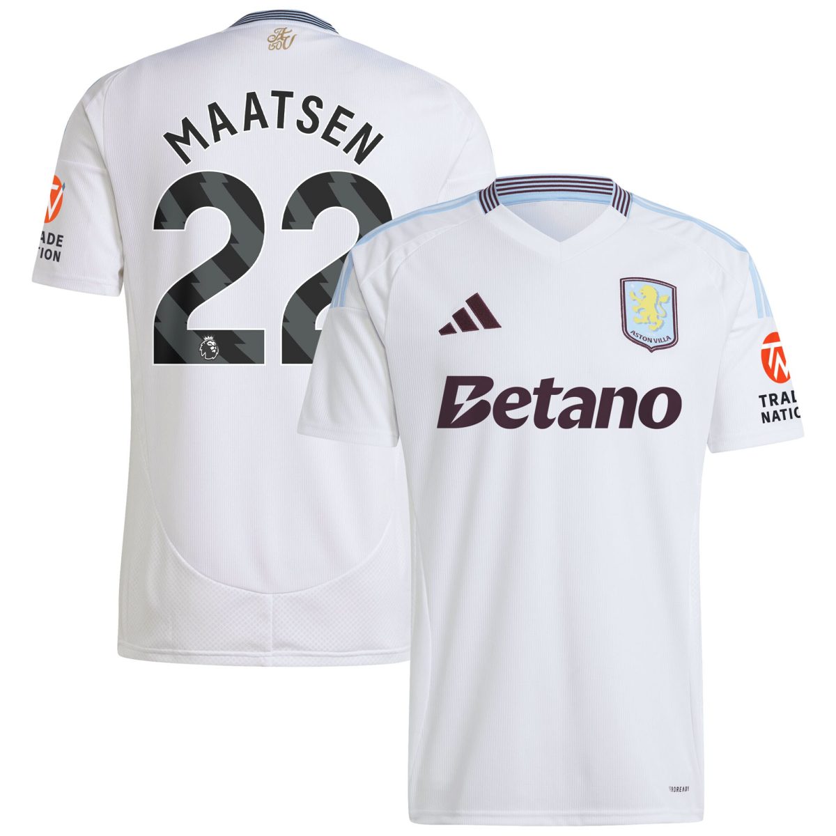 aston villa adidas away shirt 2024-25 with maatsen 22 printing Collection | AVFC Fan Shop Official Jerseys and Shirts
