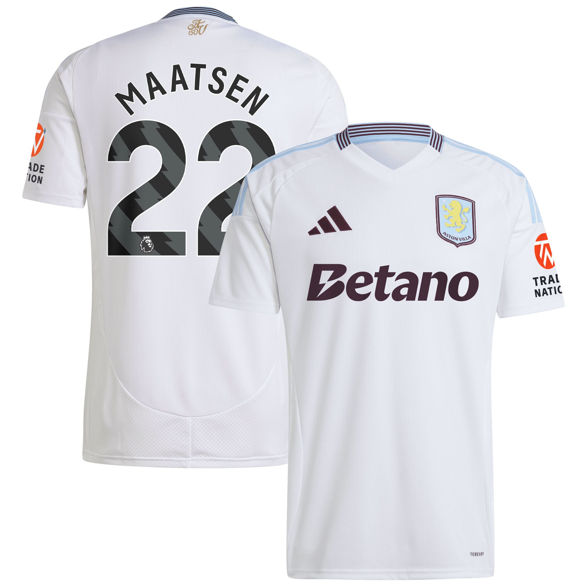aston villa adidas away shirt 2024-25 with maatsen 22 printing Collection | AVFC Fan Shop Official Jerseys and Shirts