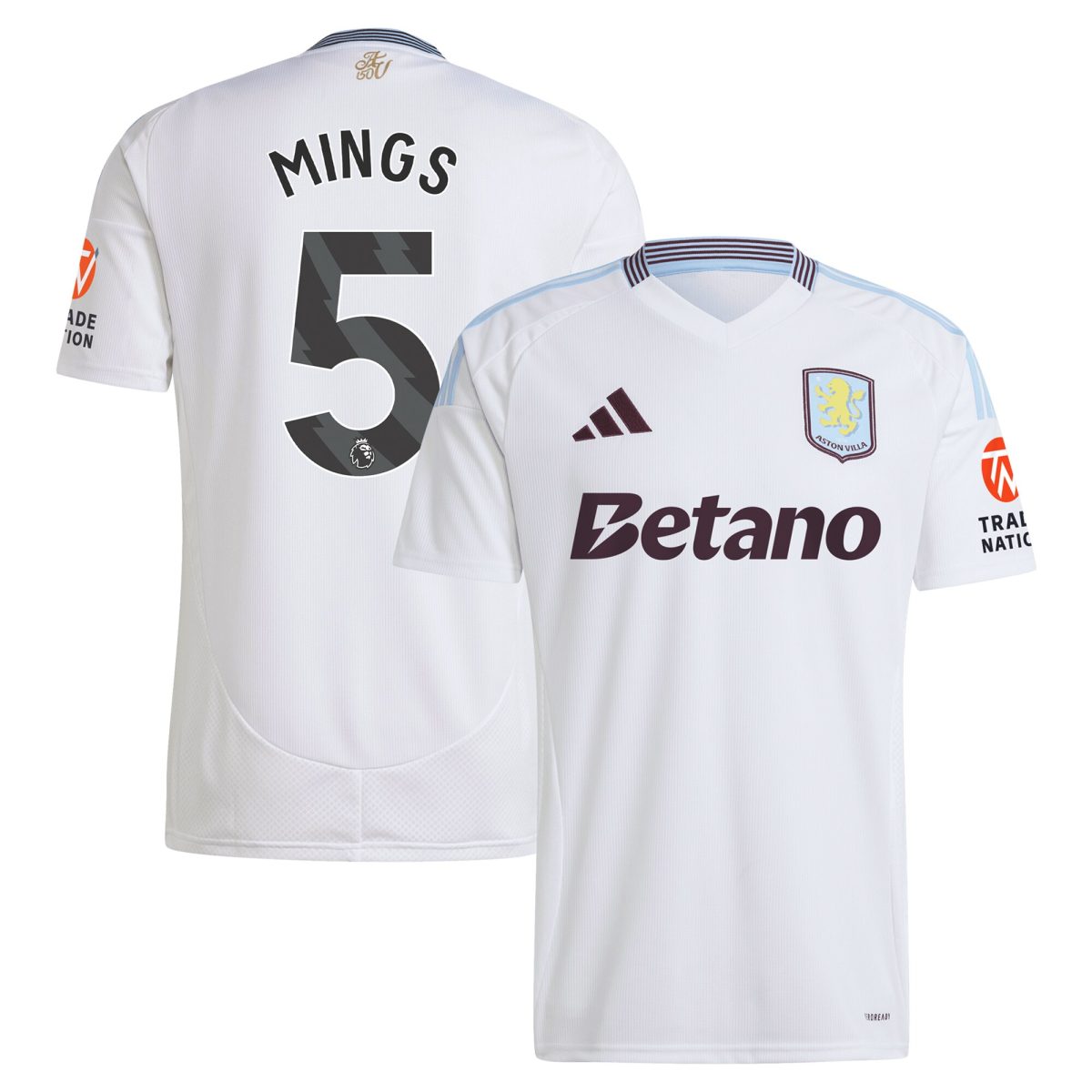 aston villa adidas away shirt 2024-25 with mings 5 printing Collection | AVFC Fan Shop Official Jerseys and Shirts