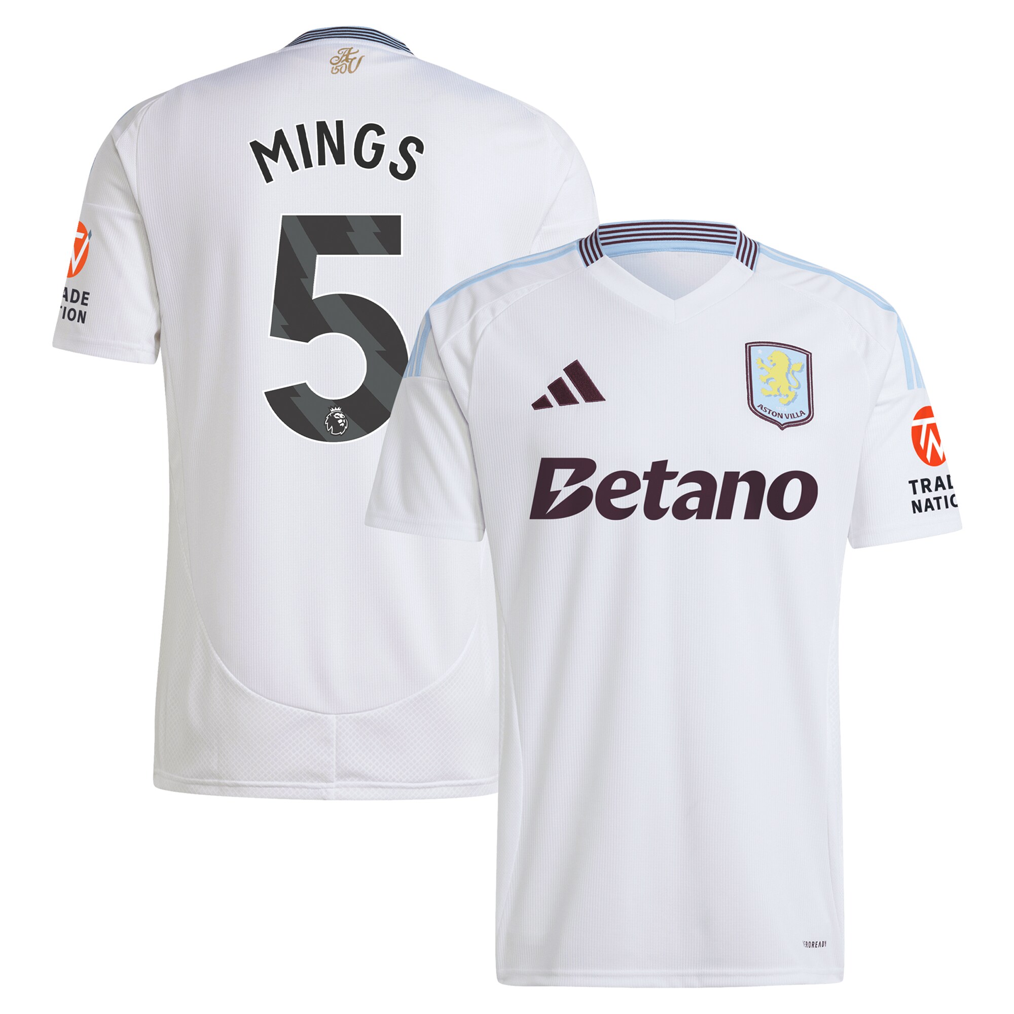 aston villa adidas away shirt 2024-25 with mings 5 printing Collection | AVFC Fan Shop Official Jerseys and Shirts