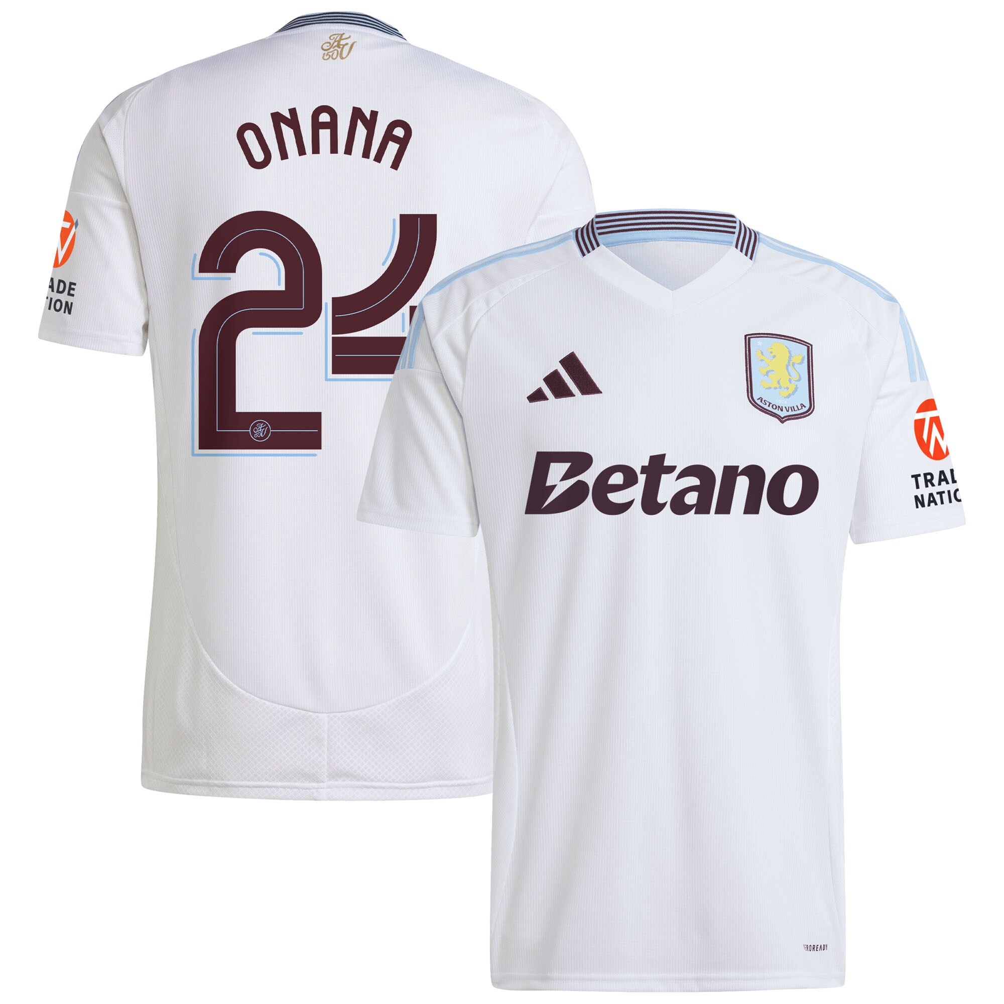 aston villa adidas away shirt 2024-25 with onana 24 cup printing Collection | AVFC Fan Shop Official Jerseys and Shirts