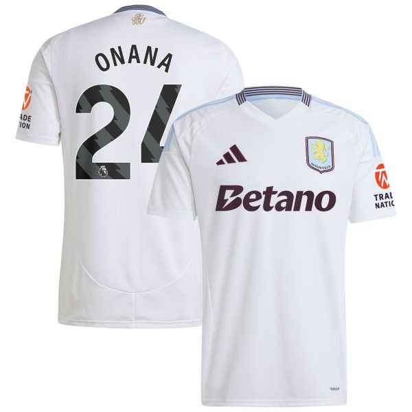 aston villa adidas away shirt 2024-25 with onana 24 printing Collection | AVFC Fan Shop Official Jerseys and Shirts