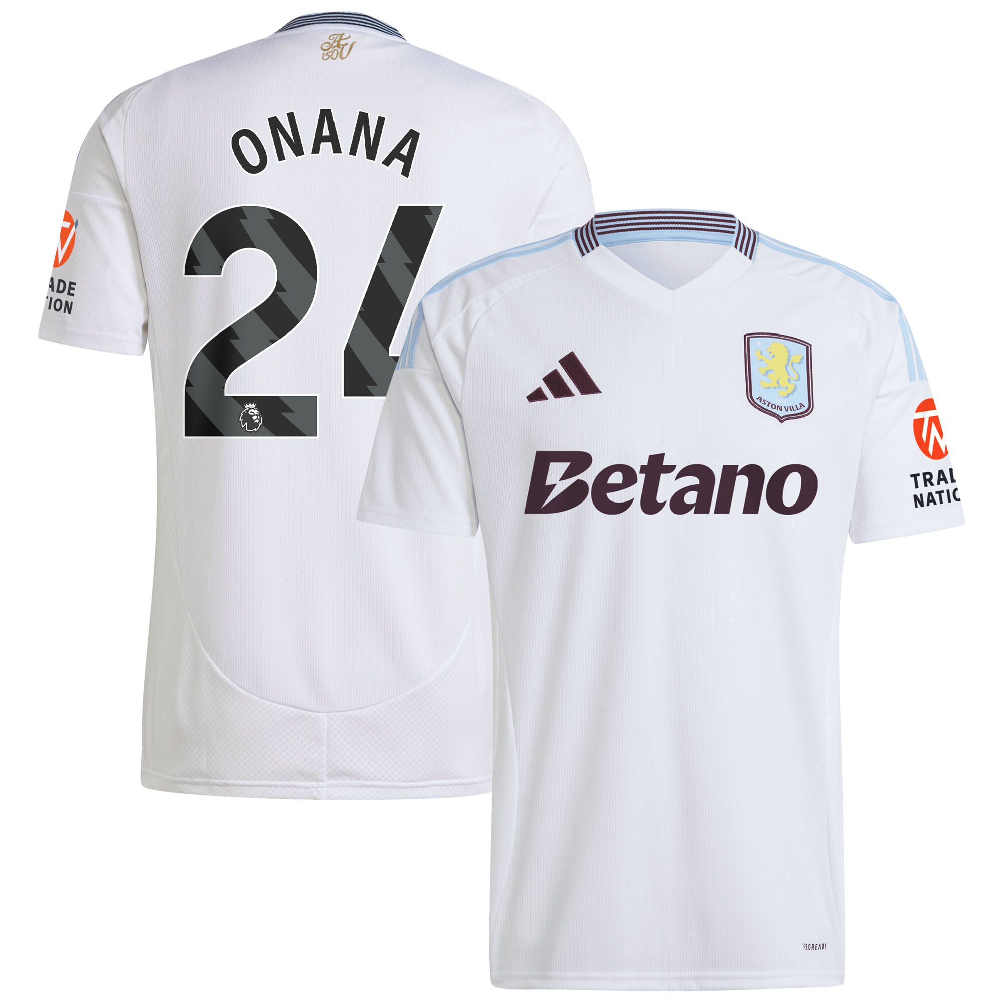 aston villa adidas away shirt 2024-25 with onana 24 printing Collection | AVFC Fan Shop Official Jerseys and Shirts