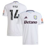 aston villa adidas away shirt 2024-25 with pau 14 printing Collection | AVFC Fan Shop Official Jerseys and Shirts