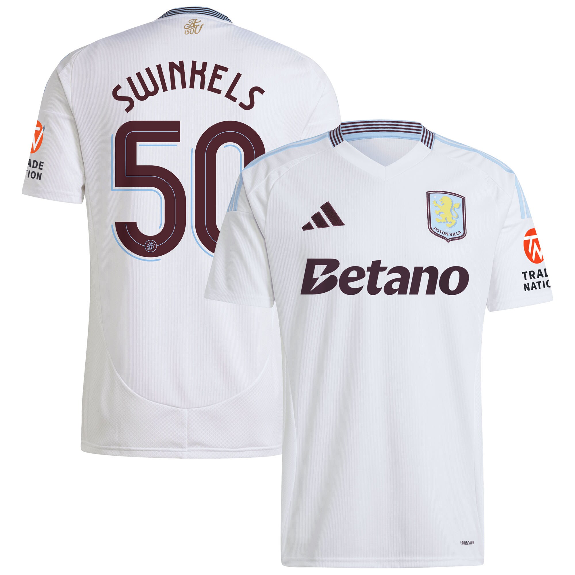 aston villa adidas away shirt 2024-25 with swinkels 50 cup printing Collection | AVFC Fan Shop Official Jerseys and Shirts