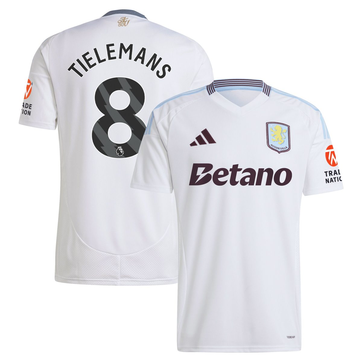 aston villa adidas away shirt 2024-25 with tielemans 8 printing Collection | AVFC Fan Shop Official Jerseys and Shirts