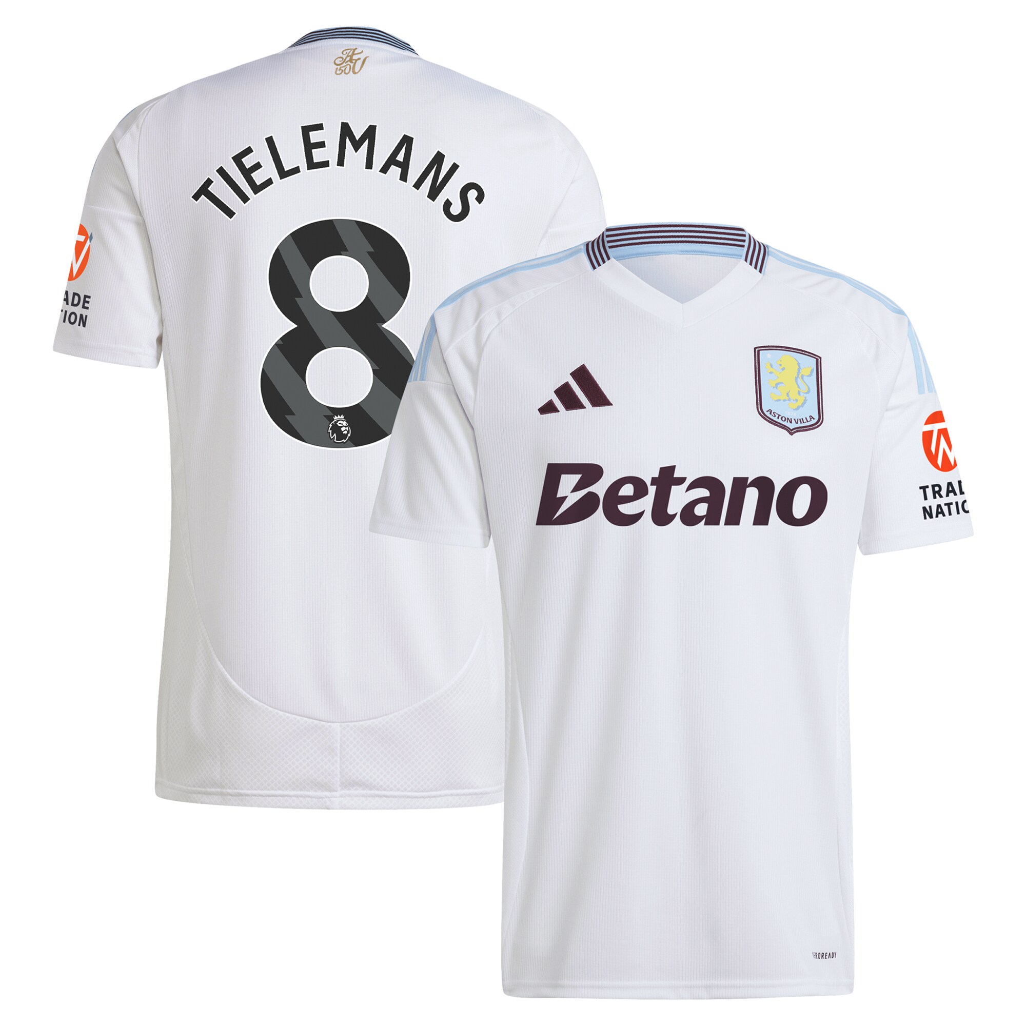 aston villa adidas away shirt 2024-25 with tielemans 8 printing Collection | AVFC Fan Shop Official Jerseys and Shirts