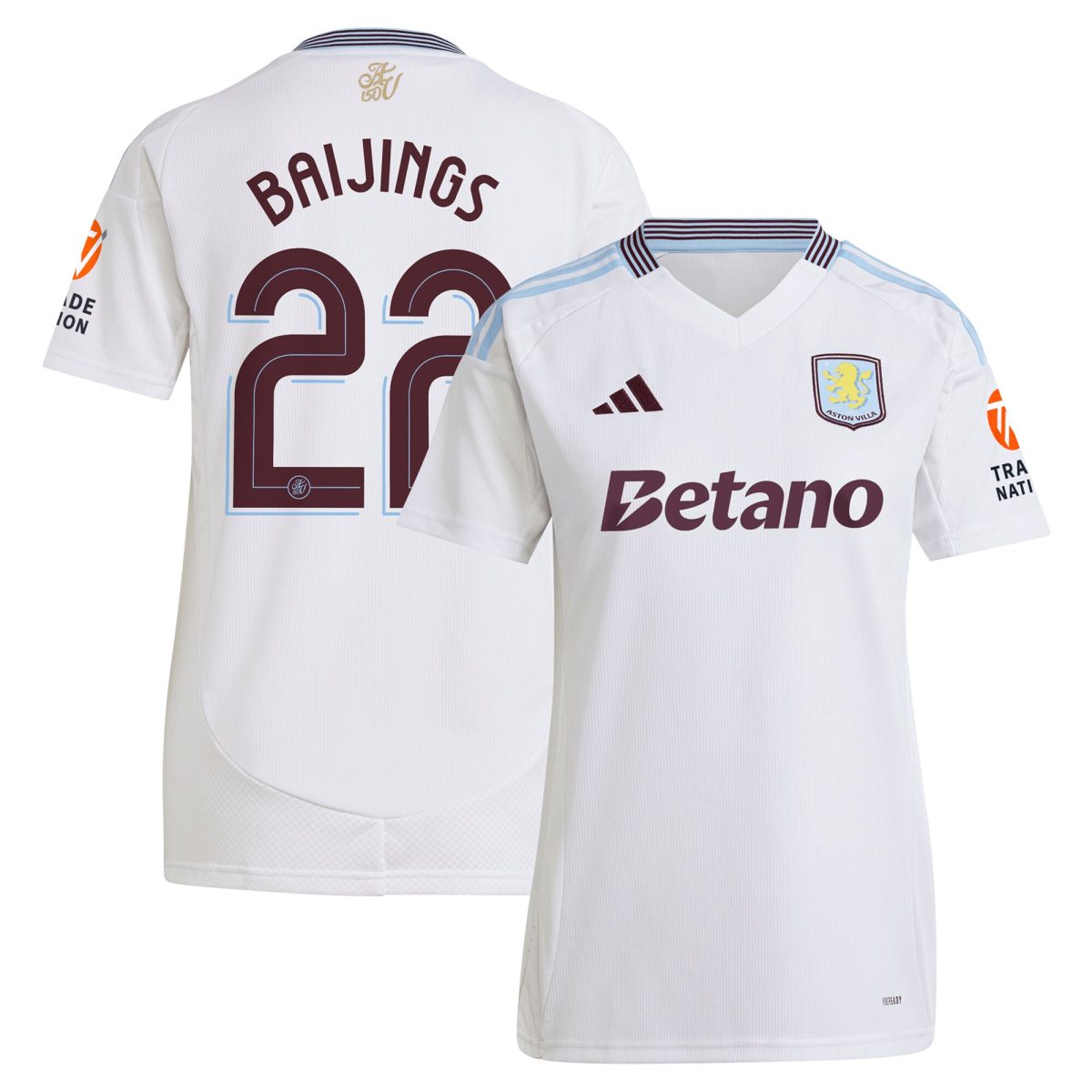 aston villa adidas away shirt 2024-25 – womens with baijings 22 cup printing Collection | AVFC Fan Shop Official Jerseys and Shirts