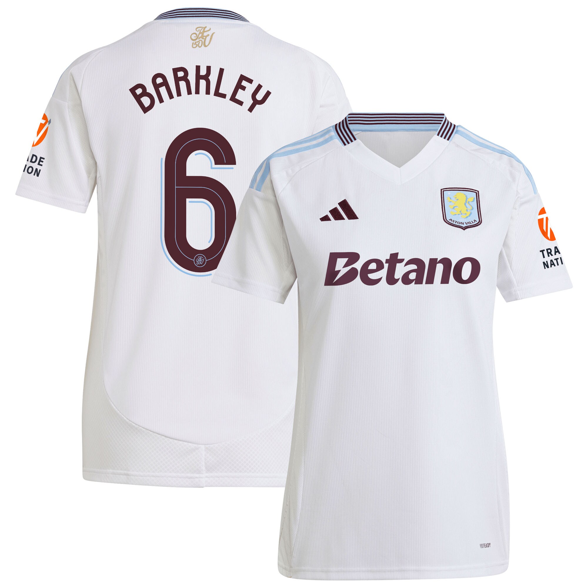 aston villa adidas away shirt 2024-25 – womens with barkley 6 cup printing Collection | AVFC Fan Shop Official Jerseys and Shirts