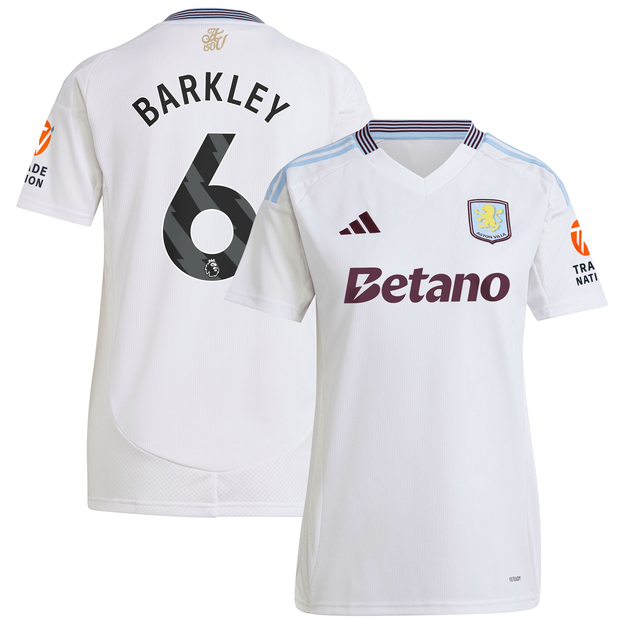 aston villa adidas away shirt 2024-25 – womens with barkley 6 printing Collection | AVFC Fan Shop Official Jerseys and Shirts