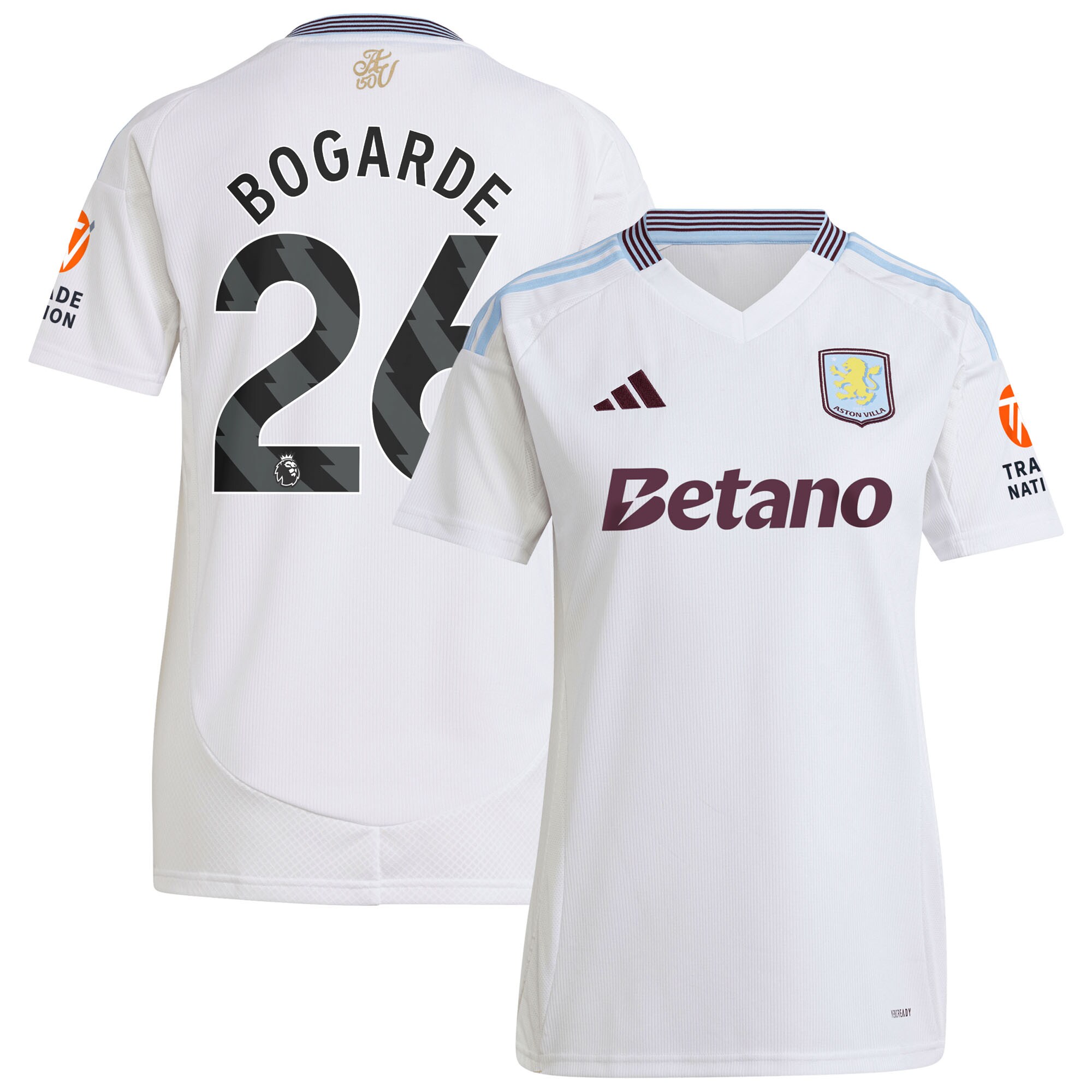 aston villa adidas away shirt 2024-25 – womens with bogarde 26 printing Collection | AVFC Fan Shop Official Jerseys and Shirts