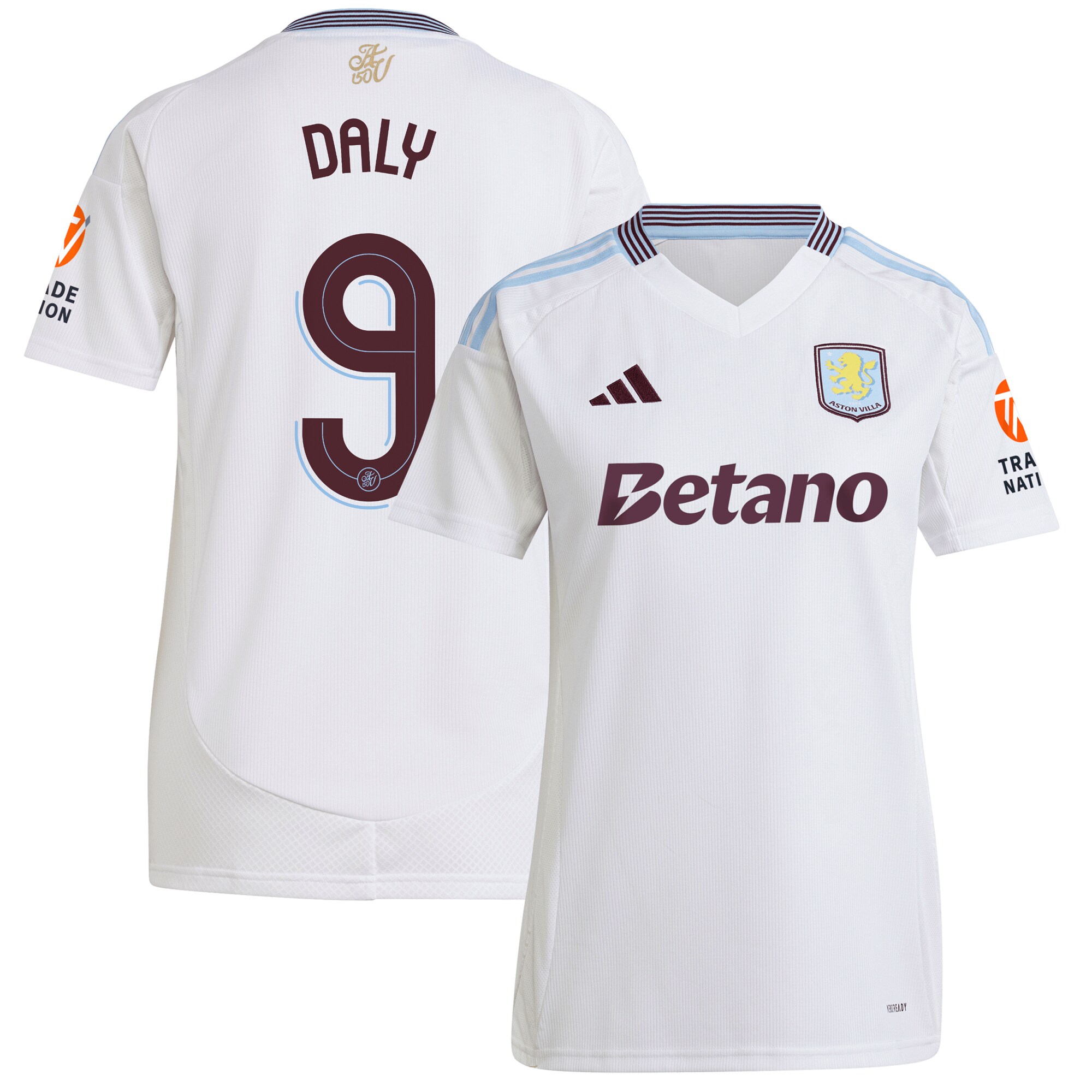 aston villa adidas away shirt 2024-25 – womens with daly 9 cup printing Collection | AVFC Fan Shop Official Jerseys and Shirts