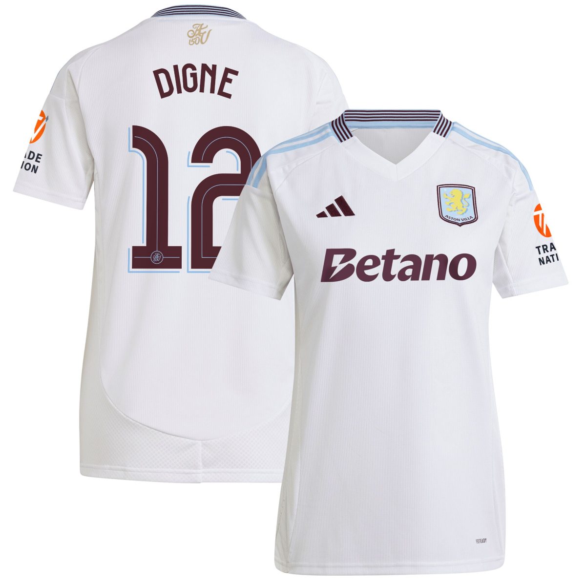 aston villa adidas away shirt 2024-25 – womens with digne 12 cup printing Collection | AVFC Fan Shop Official Jerseys and Shirts