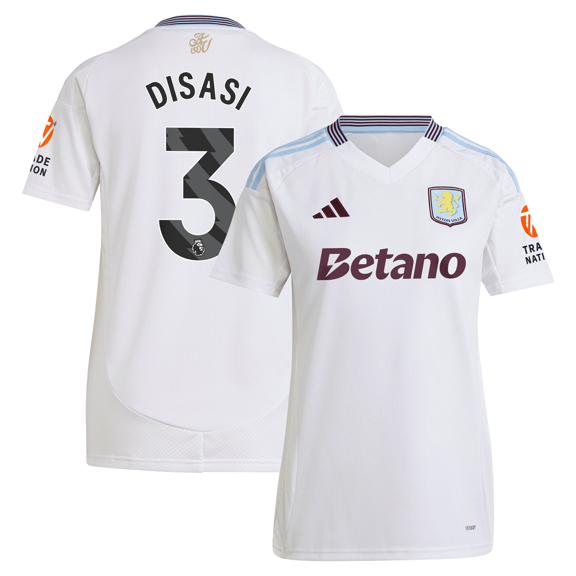 aston villa adidas away shirt 2024-25 – womens with disasi 3 printing Collection | AVFC Fan Shop Official Jerseys and Shirts
