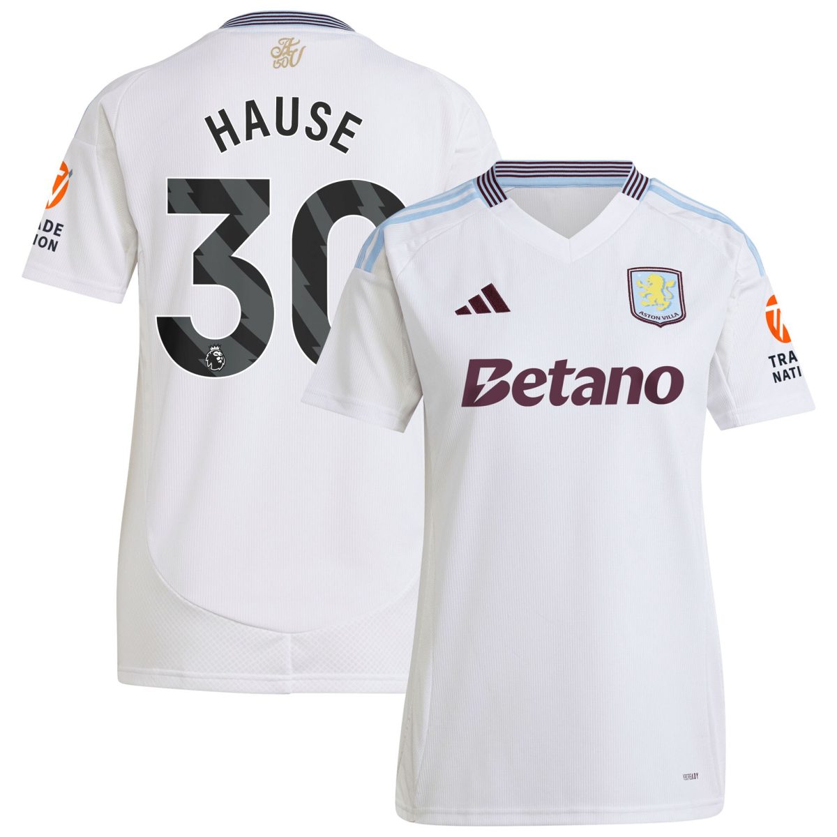 aston villa adidas away shirt 2024-25 – womens with hause 30 printing Collection | AVFC Fan Shop Official Jerseys and Shirts