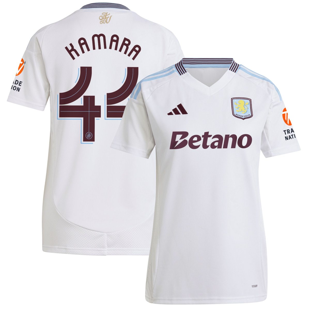 aston villa adidas away shirt 2024-25 – womens with kamara 44 cup printing Collection | AVFC Fan Shop Official Jerseys and Shirts
