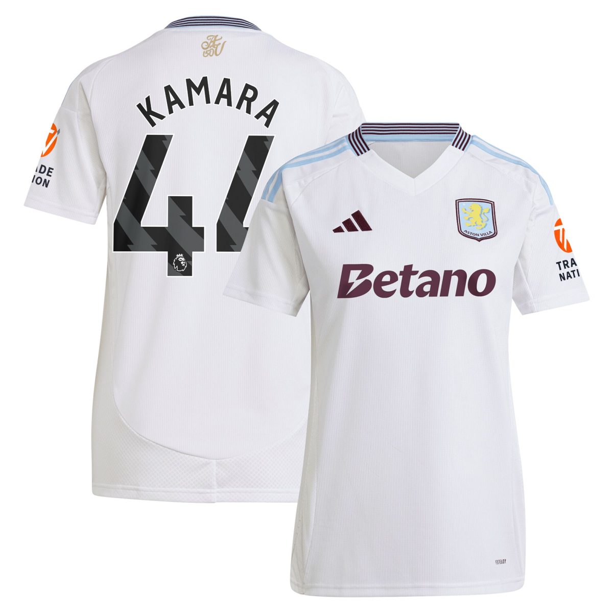 aston villa adidas away shirt 2024-25 – womens with kamara 44 printing Collection | AVFC Fan Shop Official Jerseys and Shirts