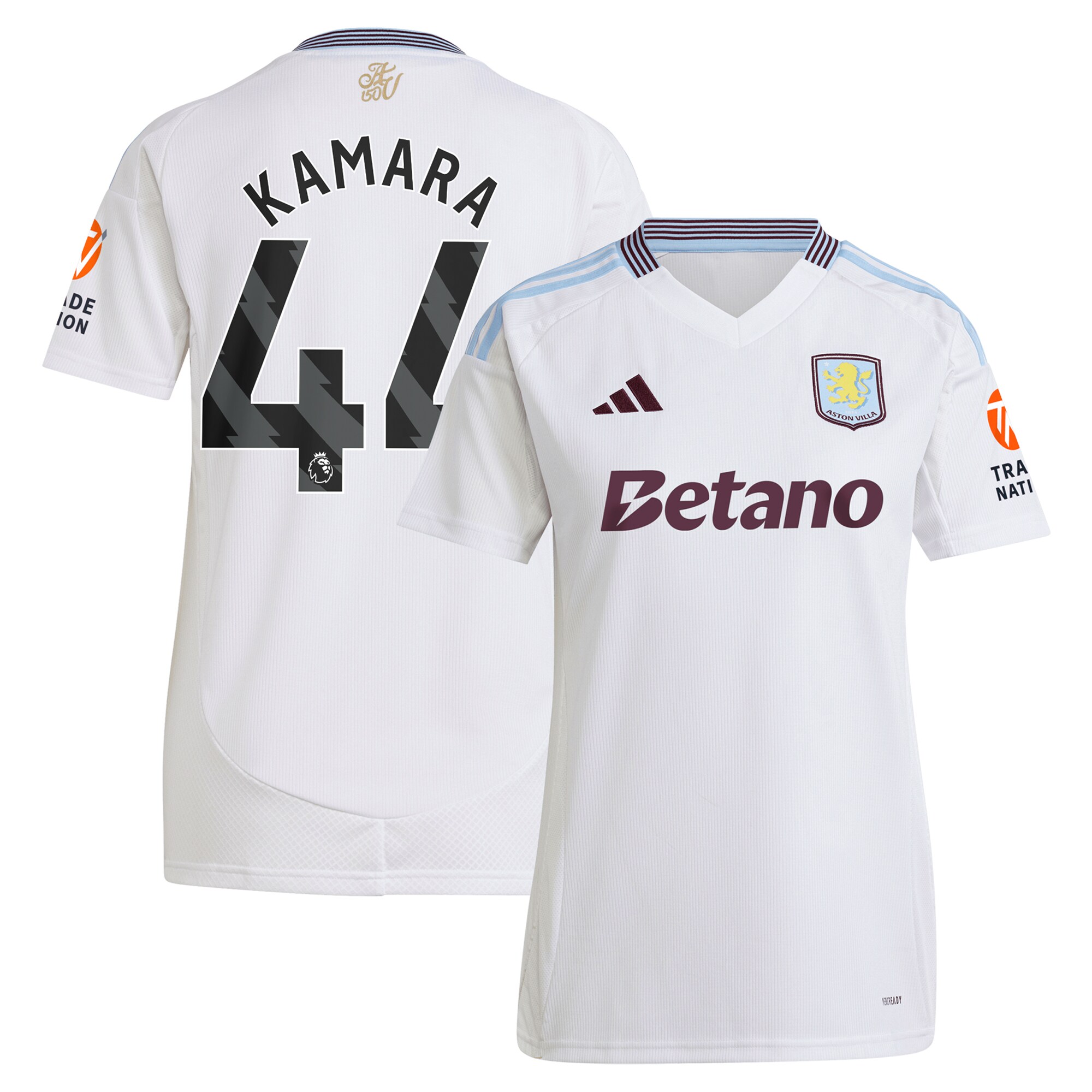 aston villa adidas away shirt 2024-25 – womens with kamara 44 printing Collection | AVFC Fan Shop Official Jerseys and Shirts