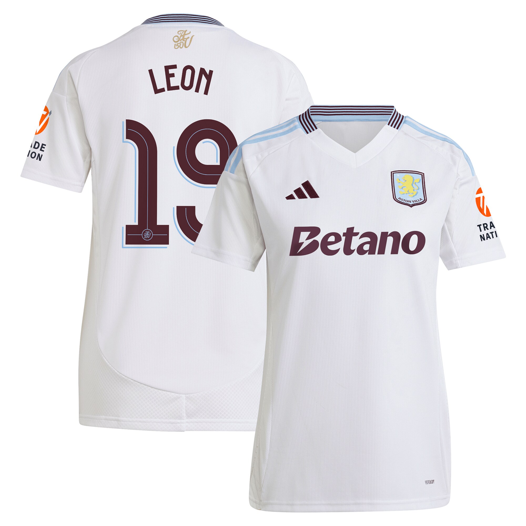 aston villa adidas away shirt 2024-25 – womens with leon 19 cup printing Collection | AVFC Fan Shop Official Jerseys and Shirts