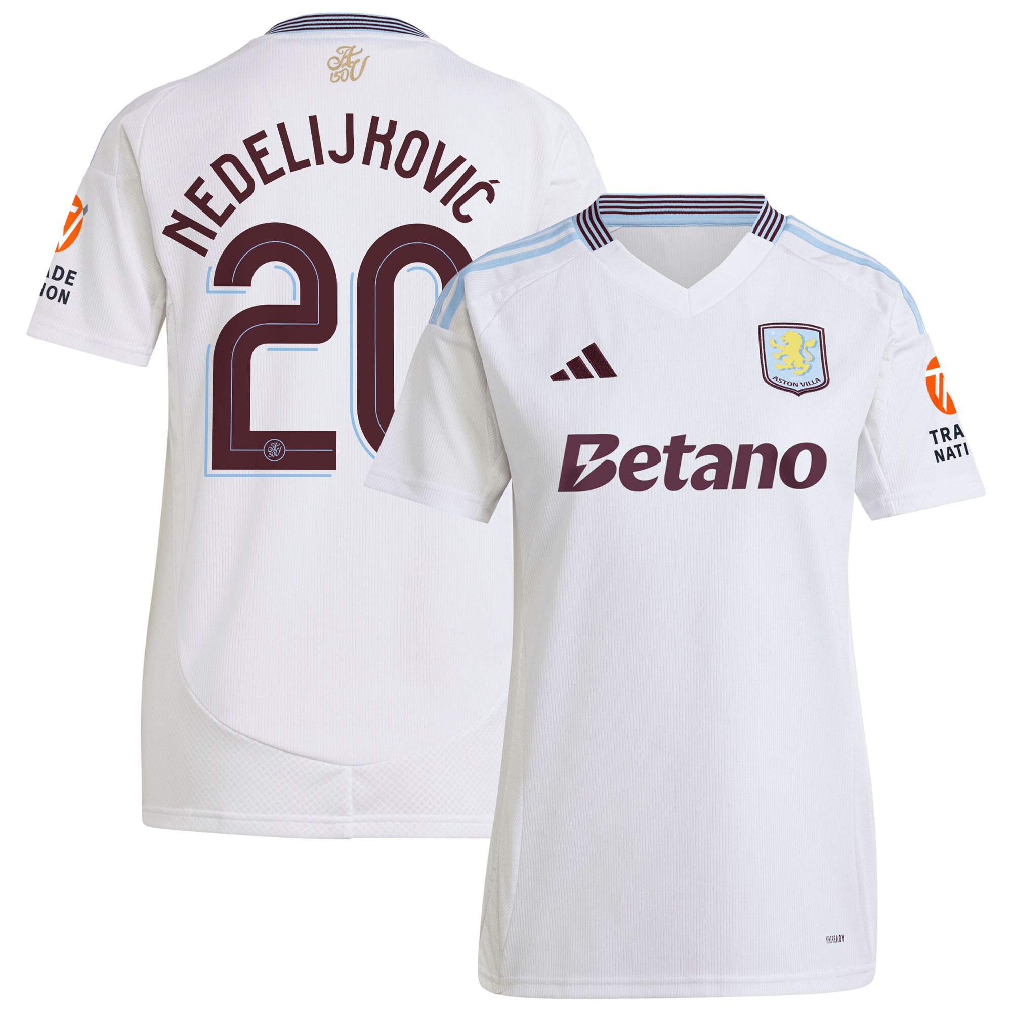 aston villa adidas away shirt 2024-25 – womens with nedeljković 20 cup printing Collection | AVFC Fan Shop Official Jerseys and Shirts