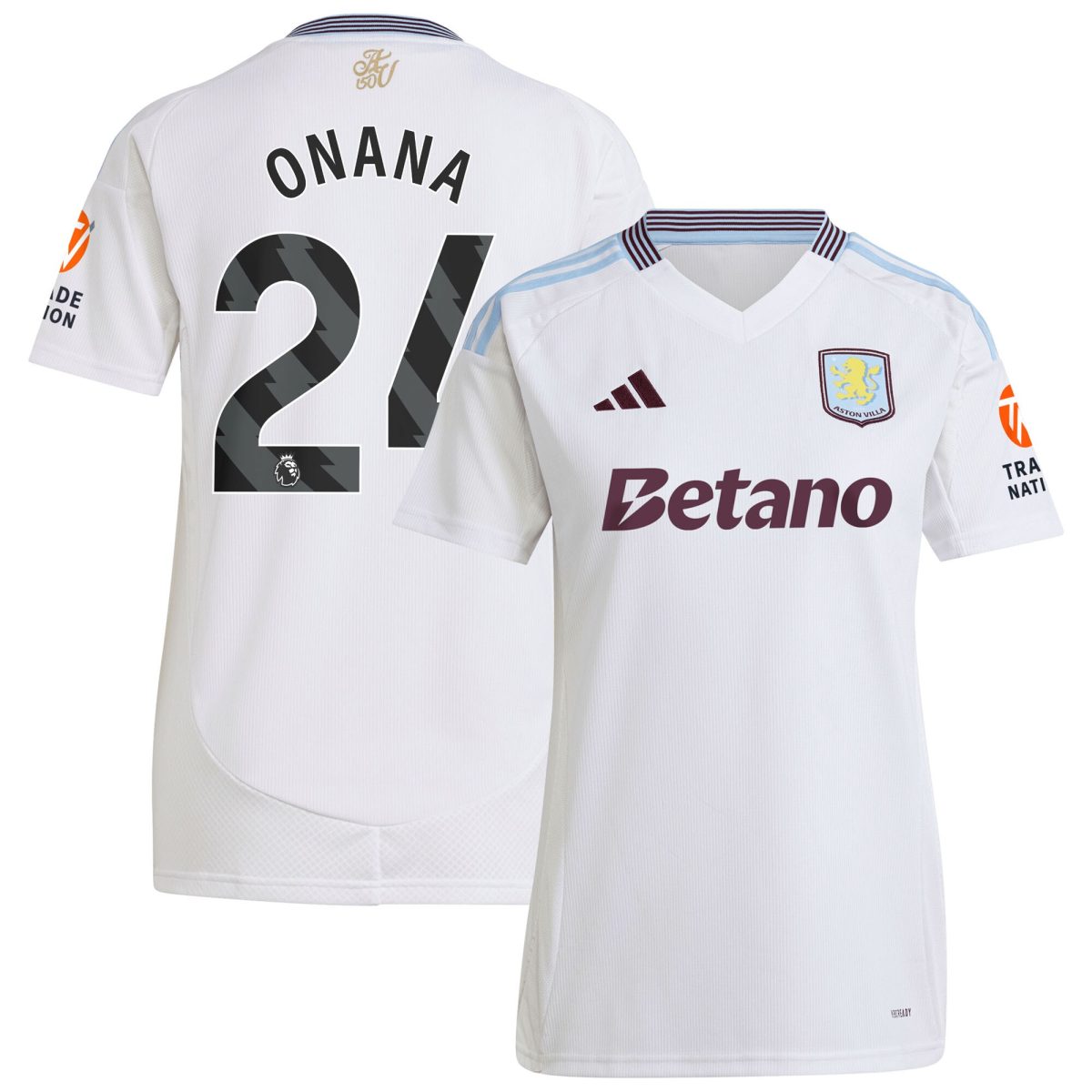 aston villa adidas away shirt 2024-25 – womens with onana 24 printing Collection | AVFC Fan Shop Official Jerseys and Shirts