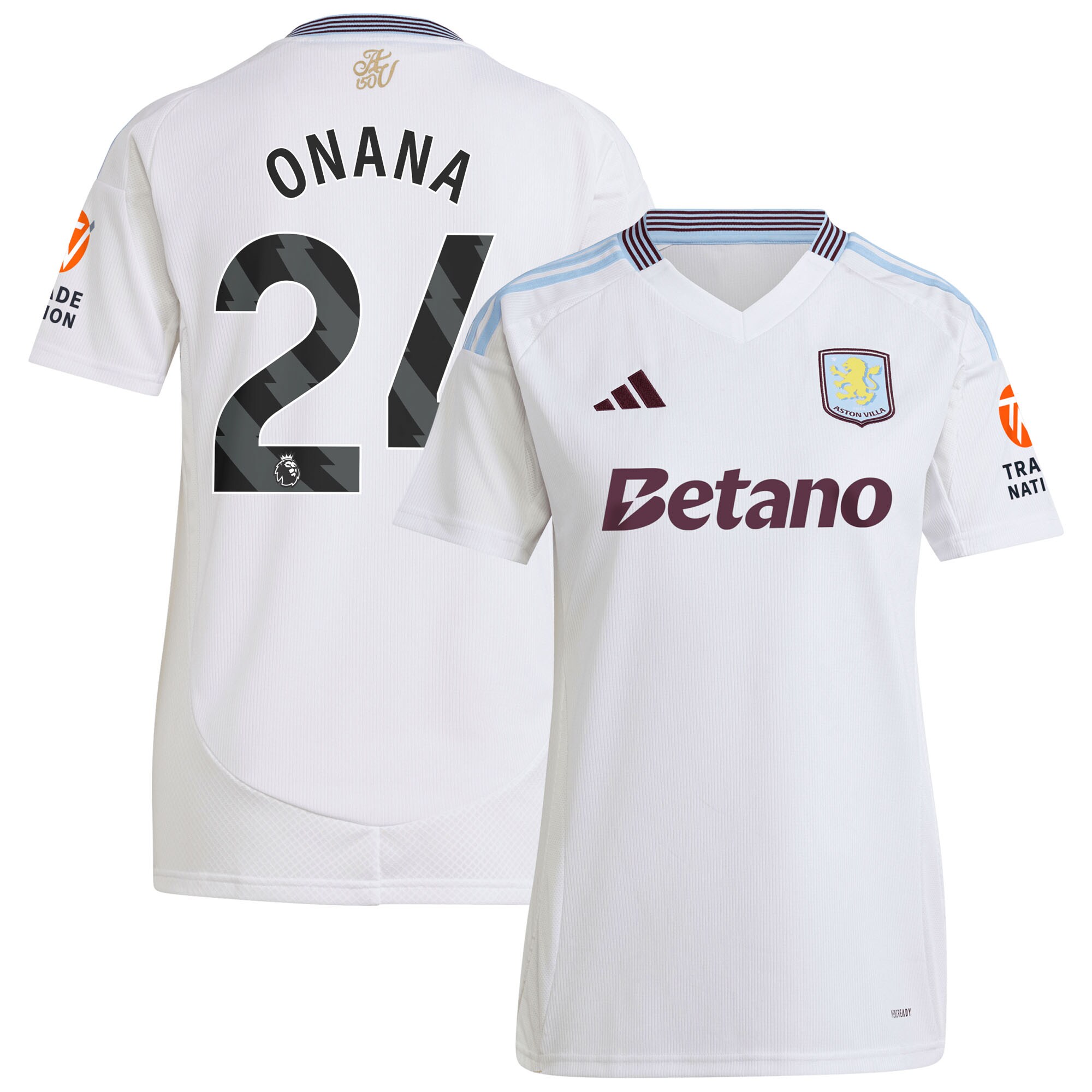 aston villa adidas away shirt 2024-25 – womens with onana 24 printing Collection | AVFC Fan Shop Official Jerseys and Shirts